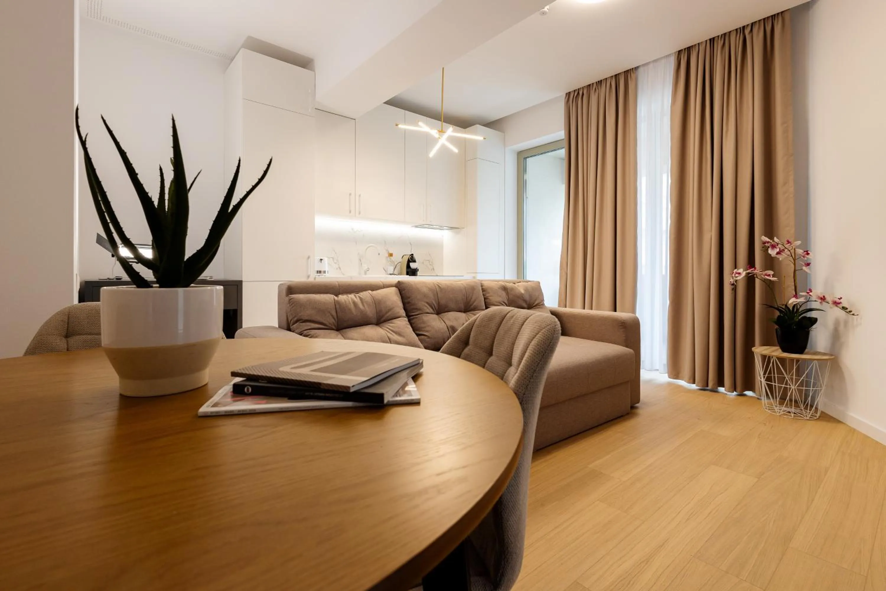 Seating area in Central Suites