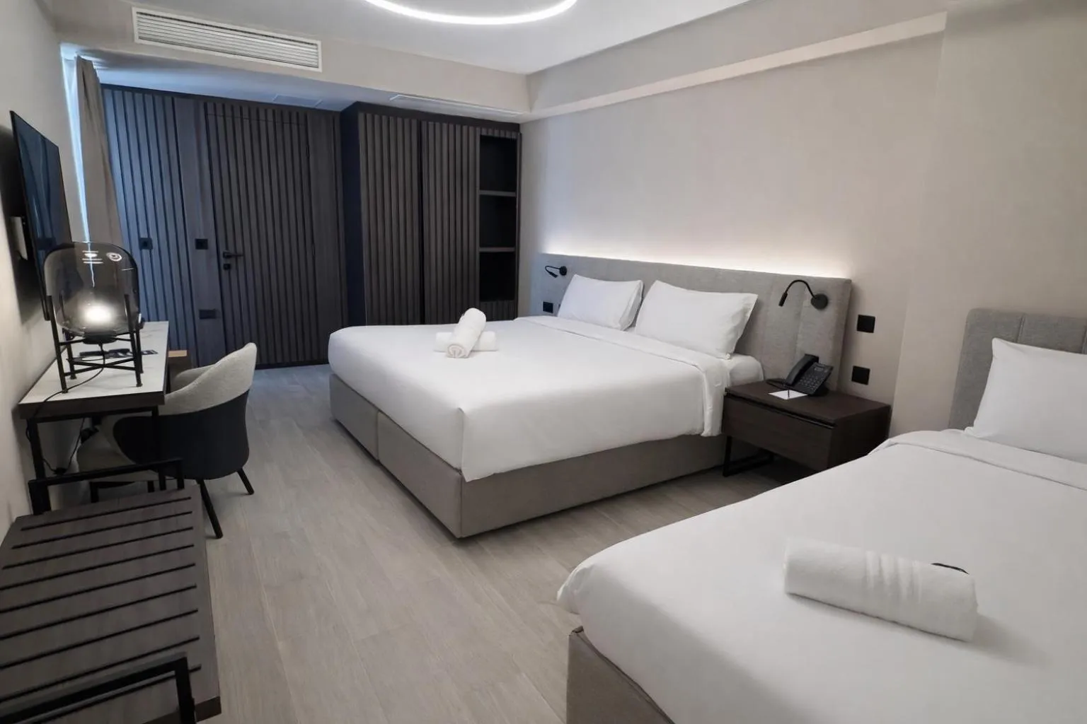 Bed in ASTE hotel
