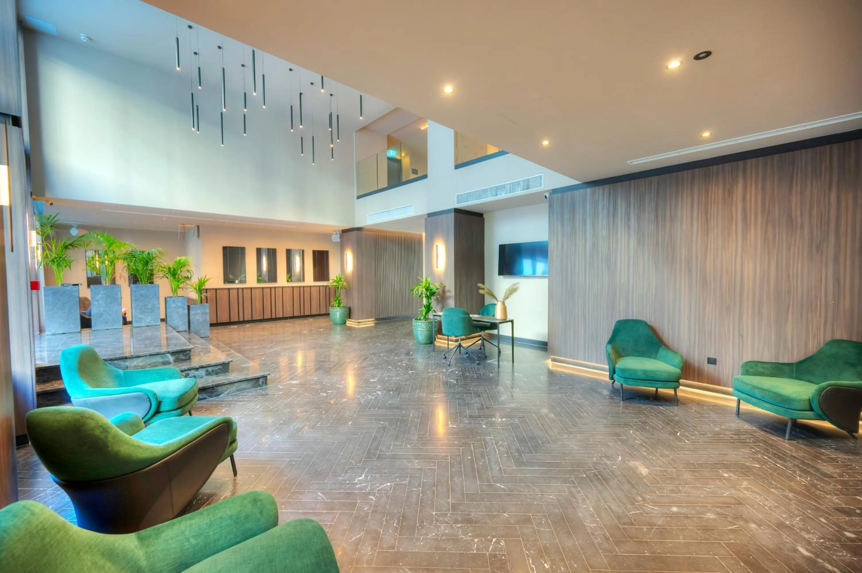 Lobby or reception in ASTE hotel