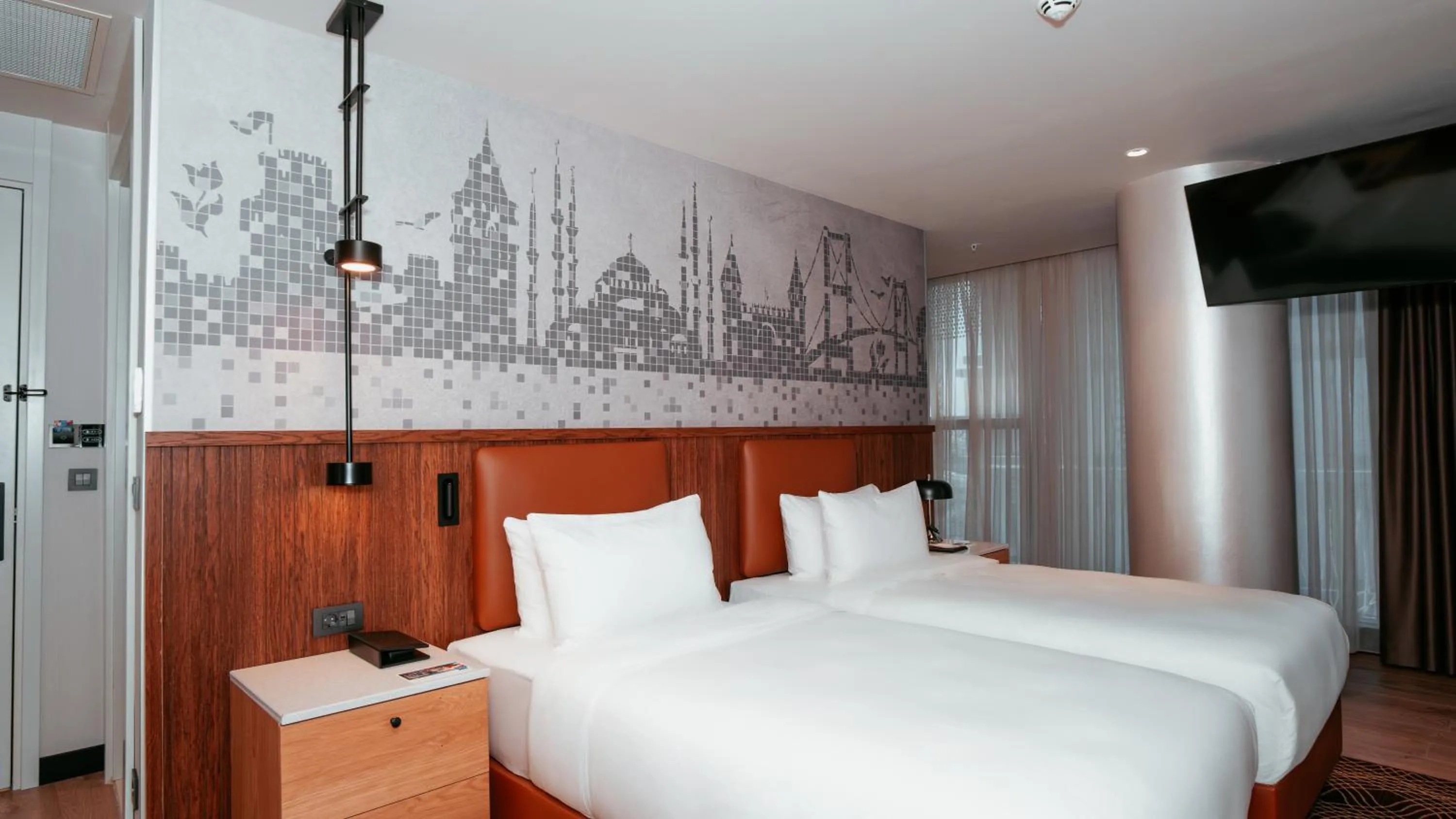 Bed in Tryp by Wyndham Istanbul Beyoglu