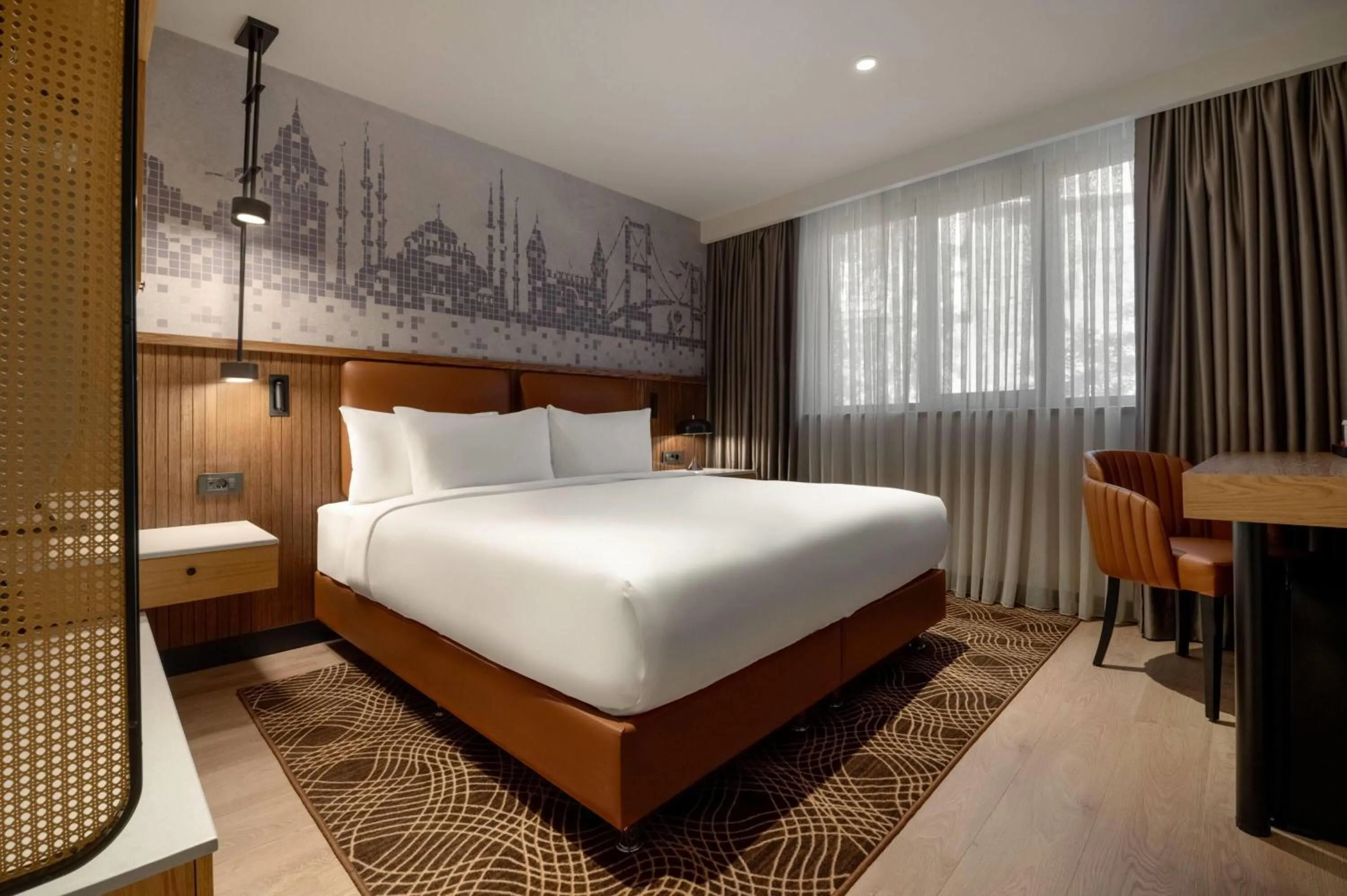 Bed in Tryp by Wyndham Istanbul Beyoglu