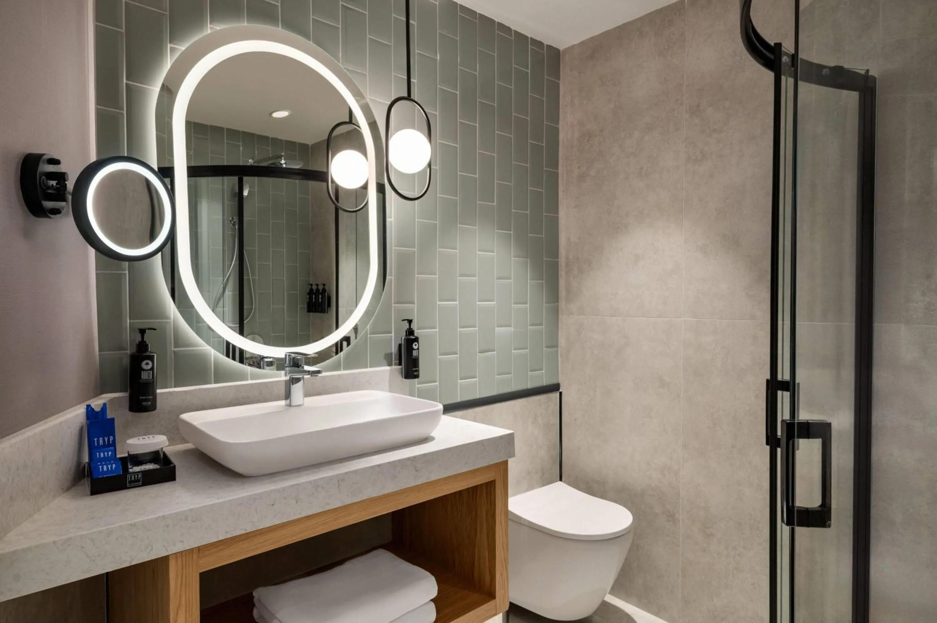 Bathroom in Tryp by Wyndham Istanbul Beyoglu