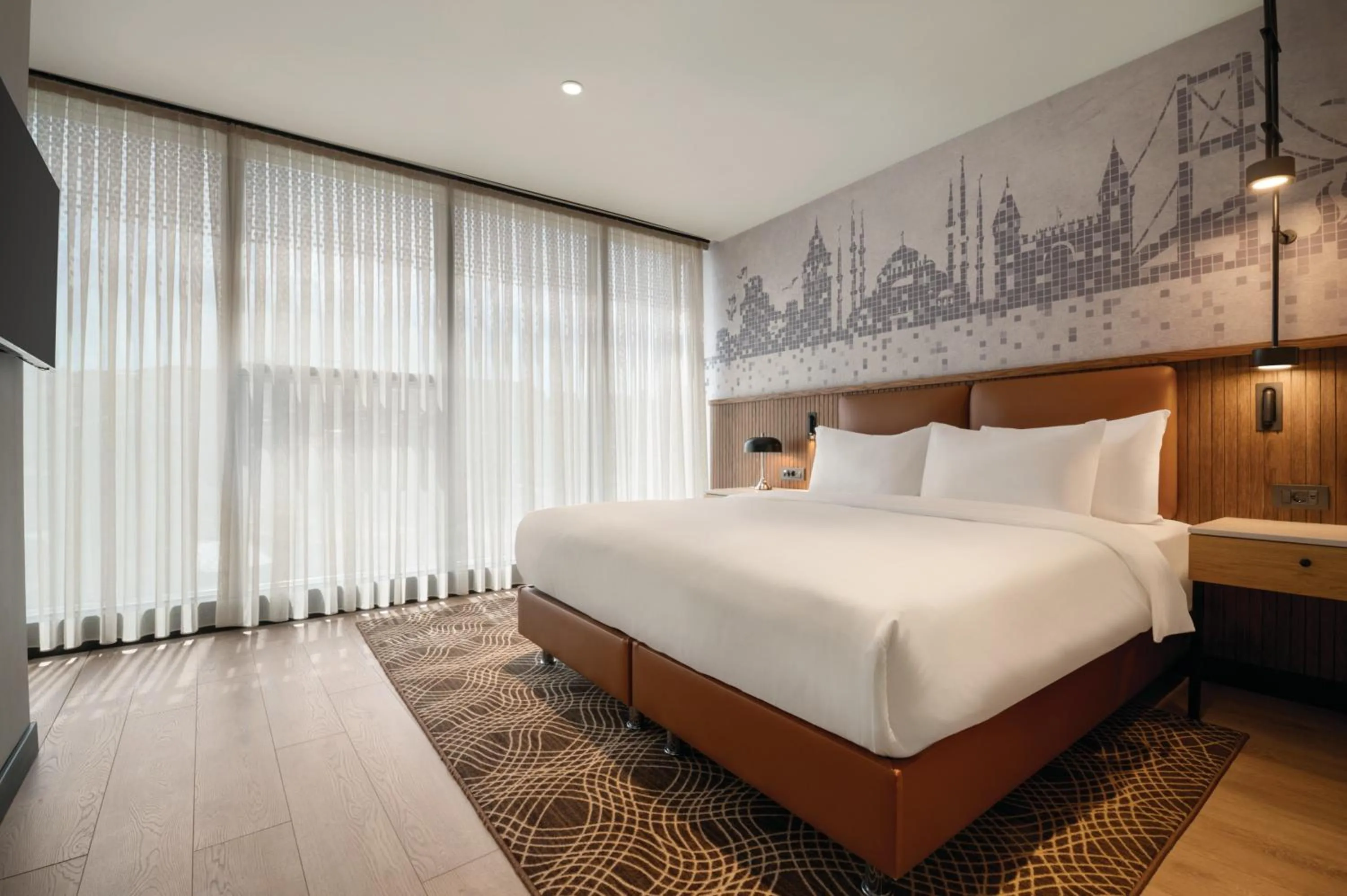 Bed in Tryp by Wyndham Istanbul Beyoglu