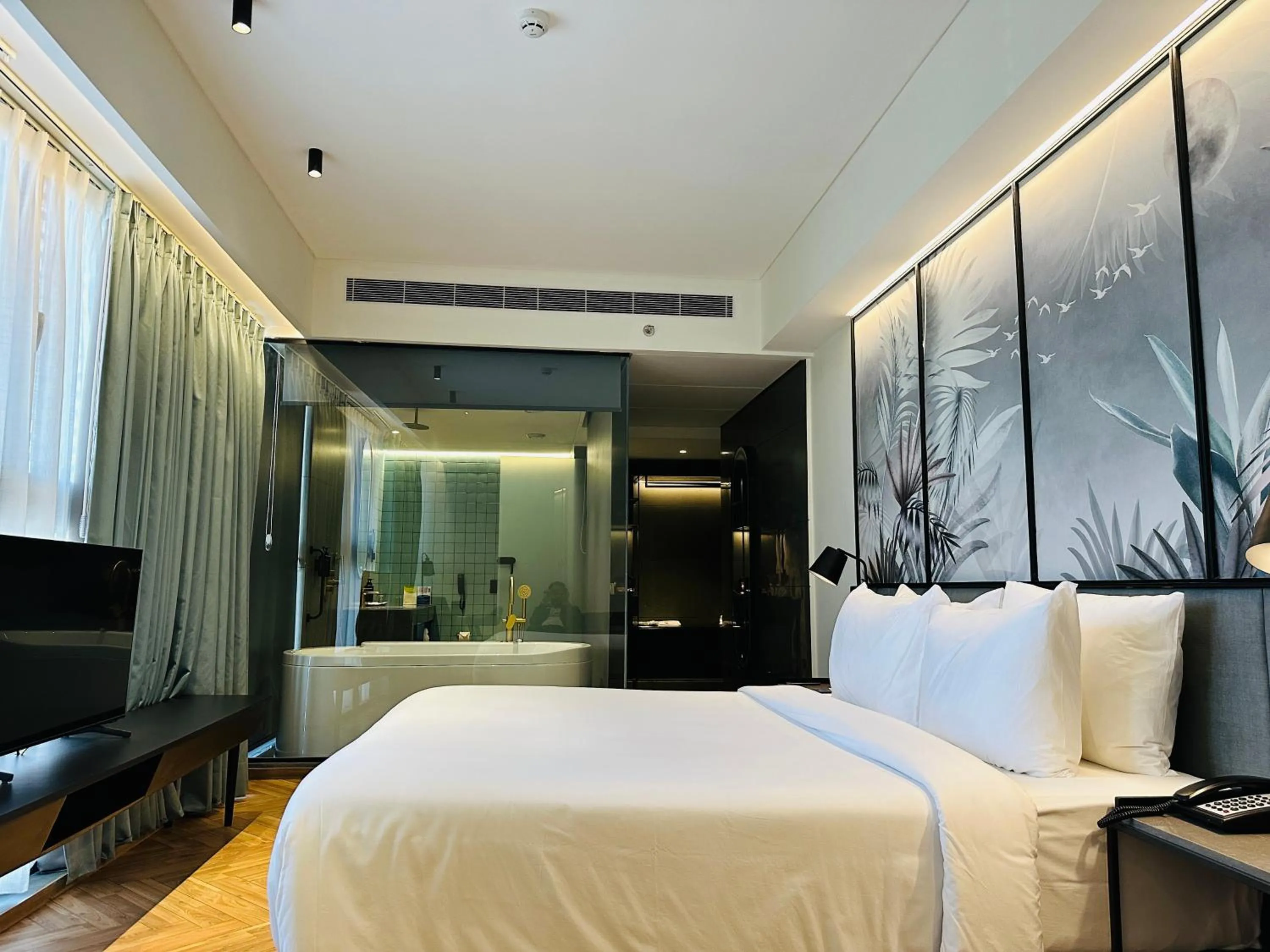 Bedroom, Bed in Ramada Encore by Wyndham Ambala GT Road