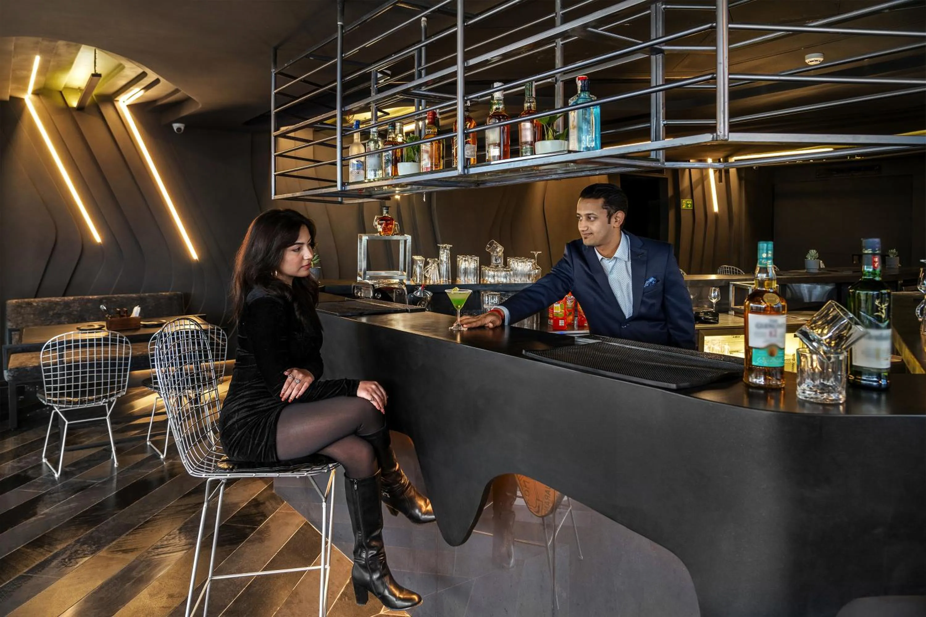 Lounge or bar in Ramada Encore by Wyndham Ambala GT Road