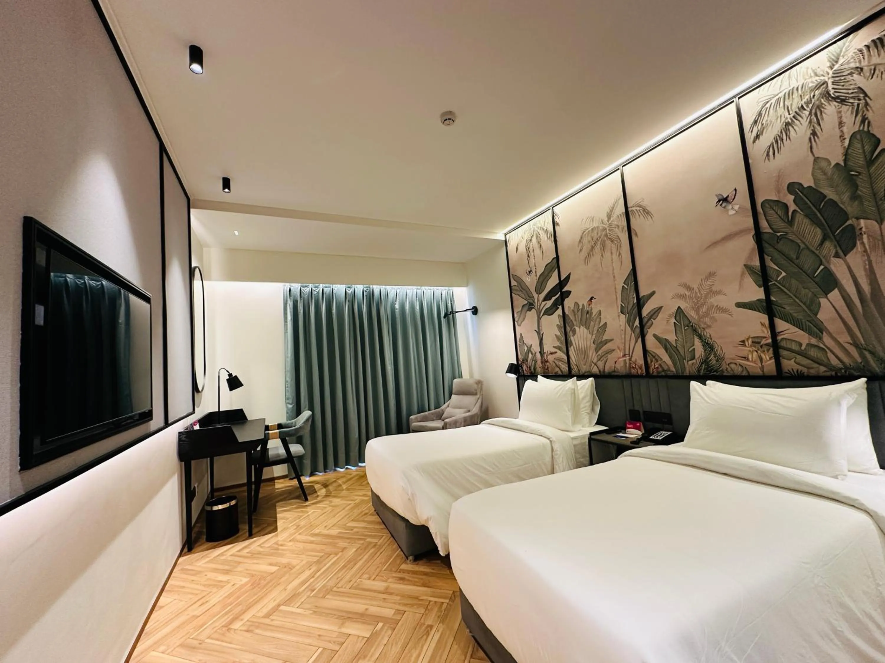 Bedroom, Bed in Ramada Encore by Wyndham Ambala GT Road