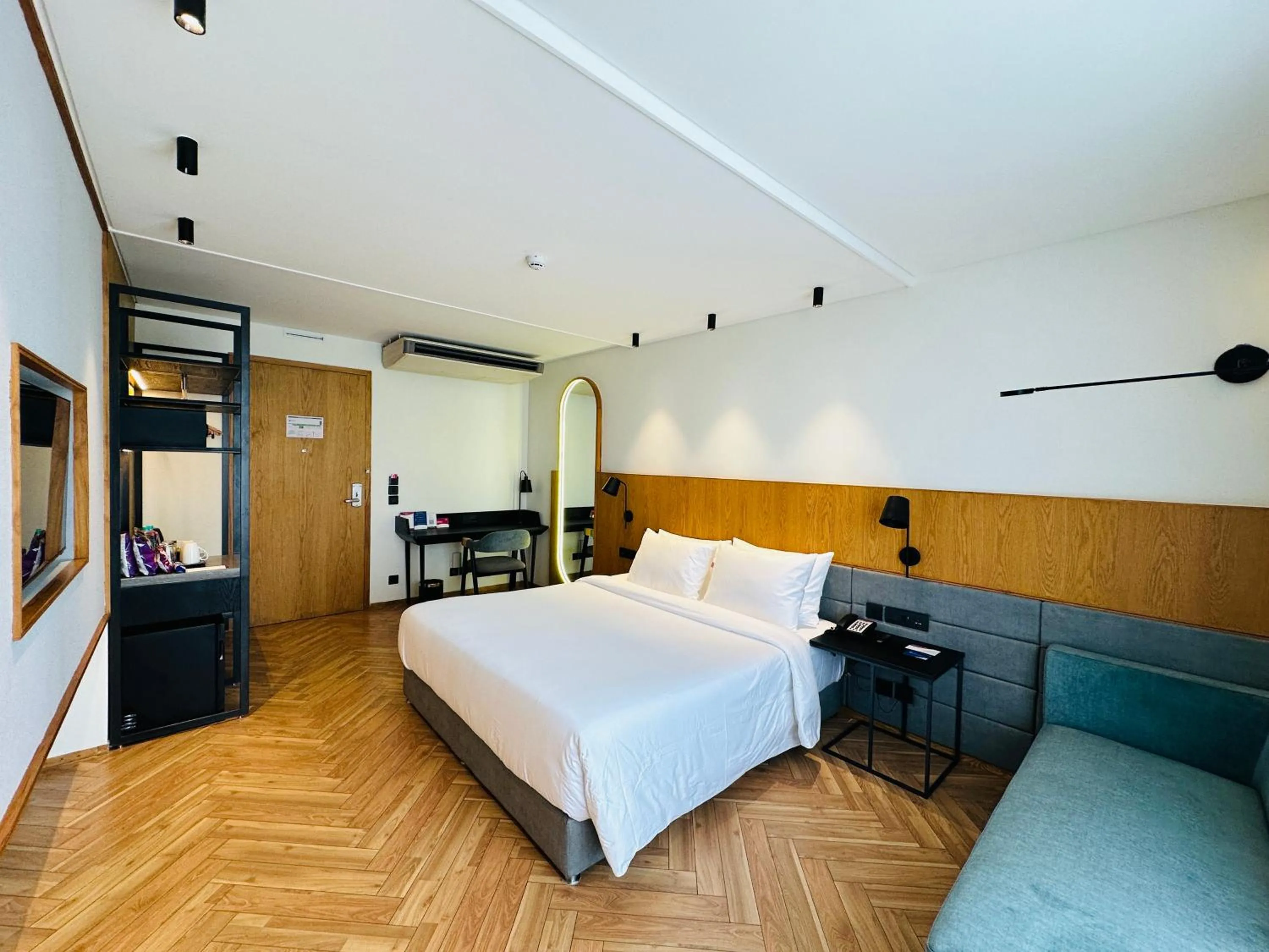 Bedroom, Bed in Ramada Encore by Wyndham Ambala GT Road