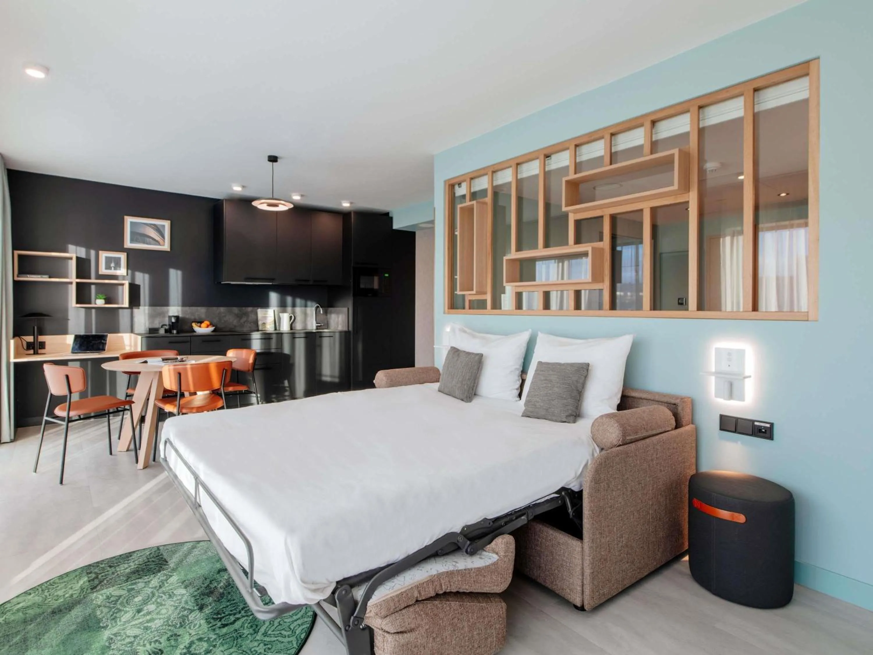 Bedroom in Aparthotel Adagio Stuttgart NeckarPark