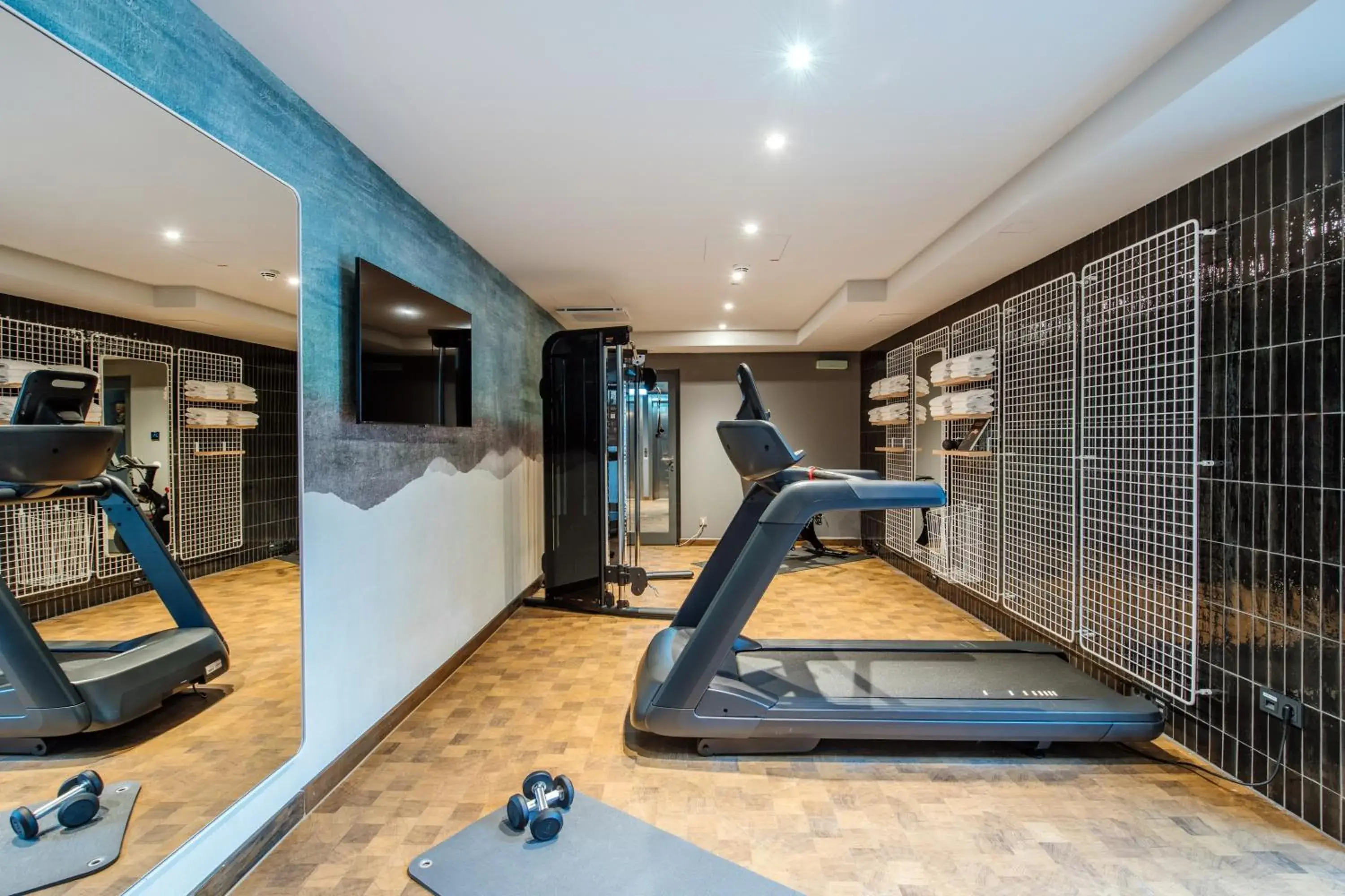 Fitness centre/facilities in Aparthotel Adagio Stuttgart NeckarPark Fitness centre/facilities in Aparthotel Adagio Stuttgart NeckarPark