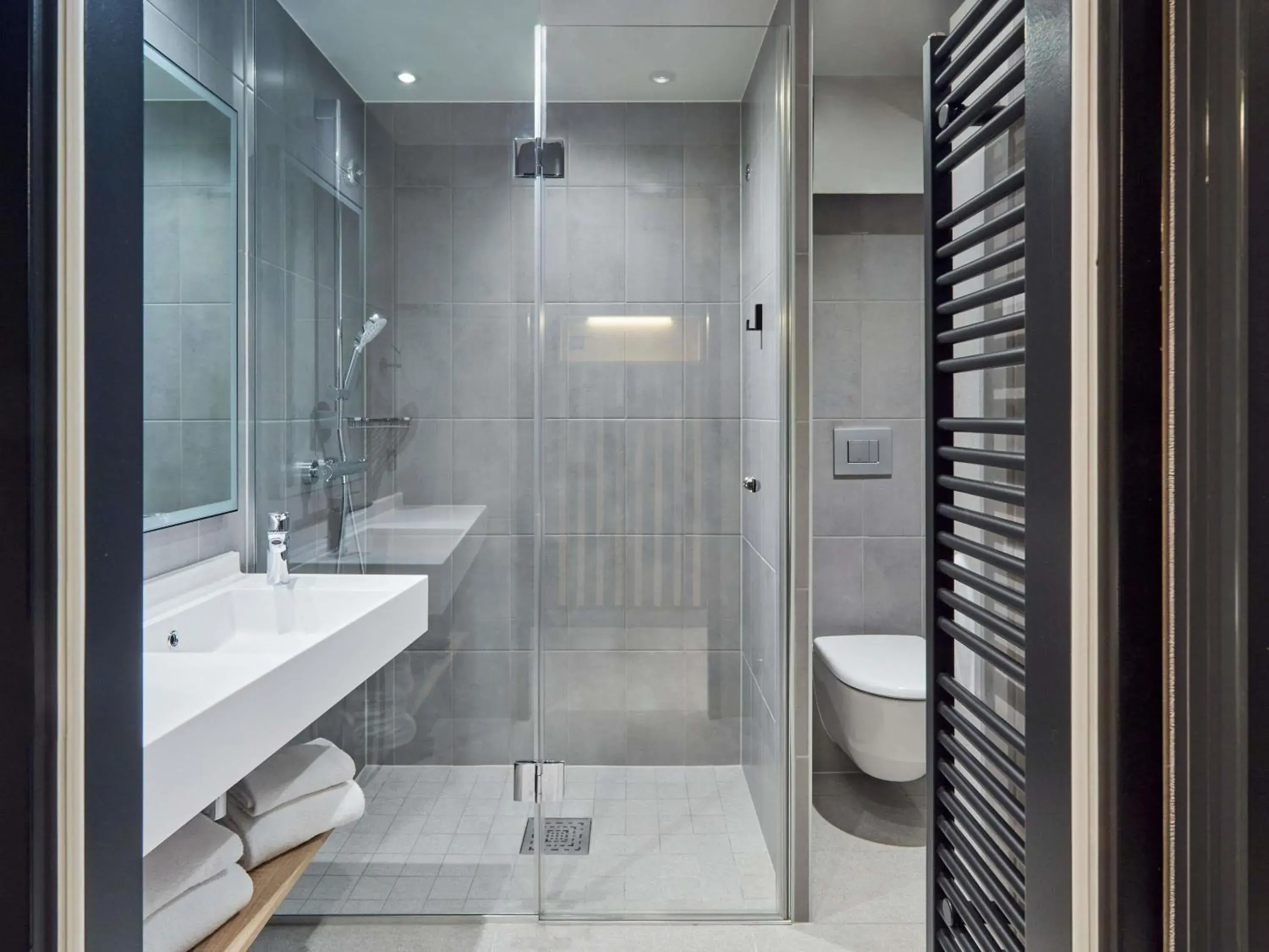 Bedroom in Aparthotel Adagio Stuttgart NeckarPark Bedroom in Aparthotel Adagio Stuttgart NeckarPark