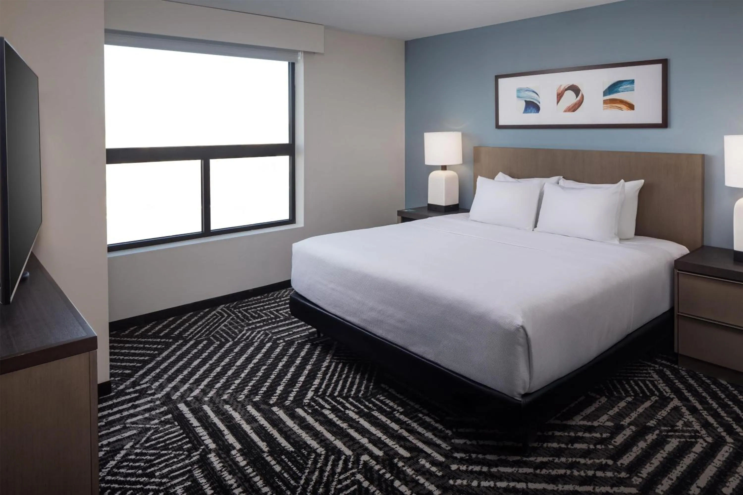 Bedroom, Bed in Hyatt House Royal Oak / Birmingham