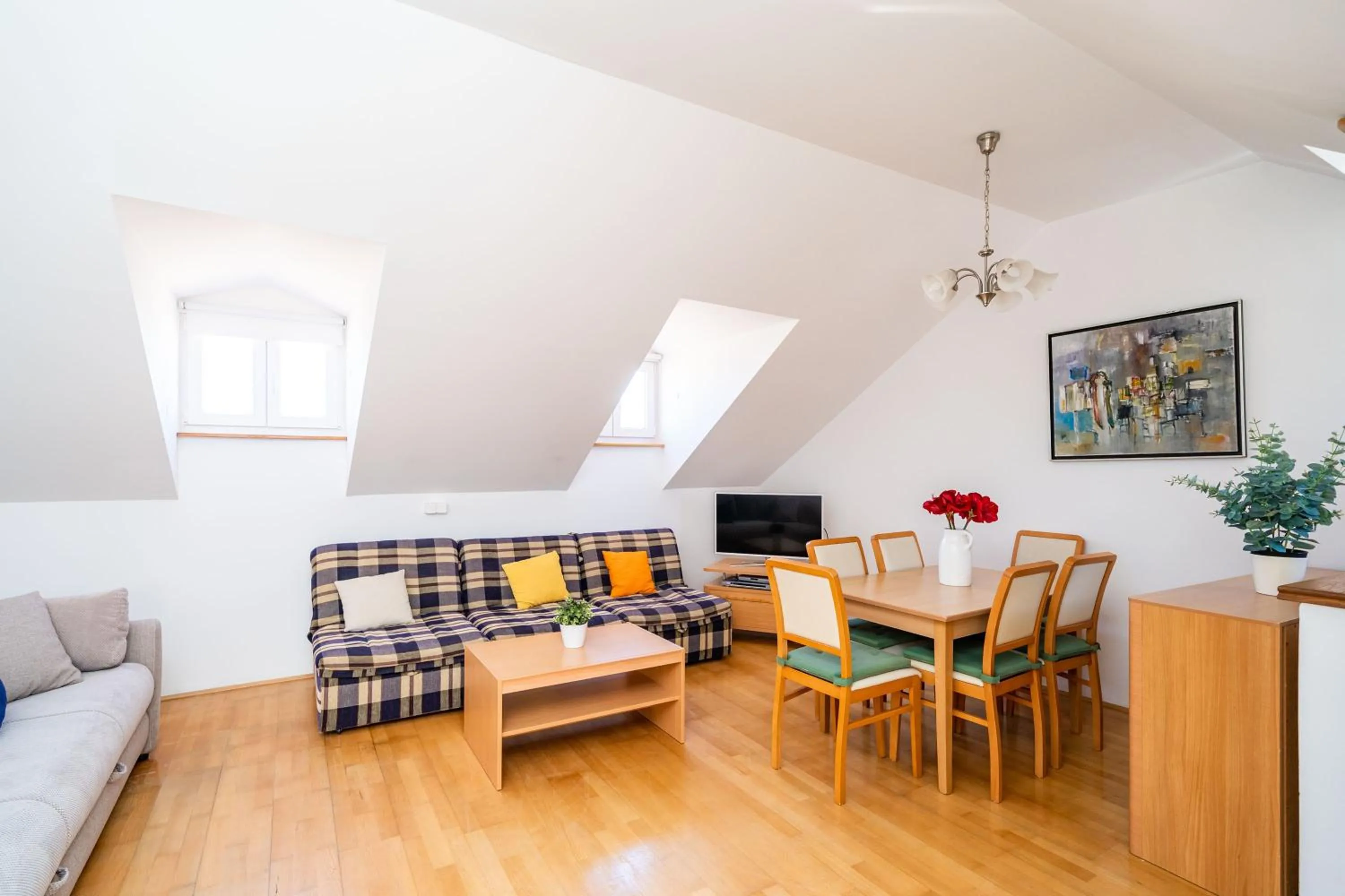 Living room in Foteza Apartments