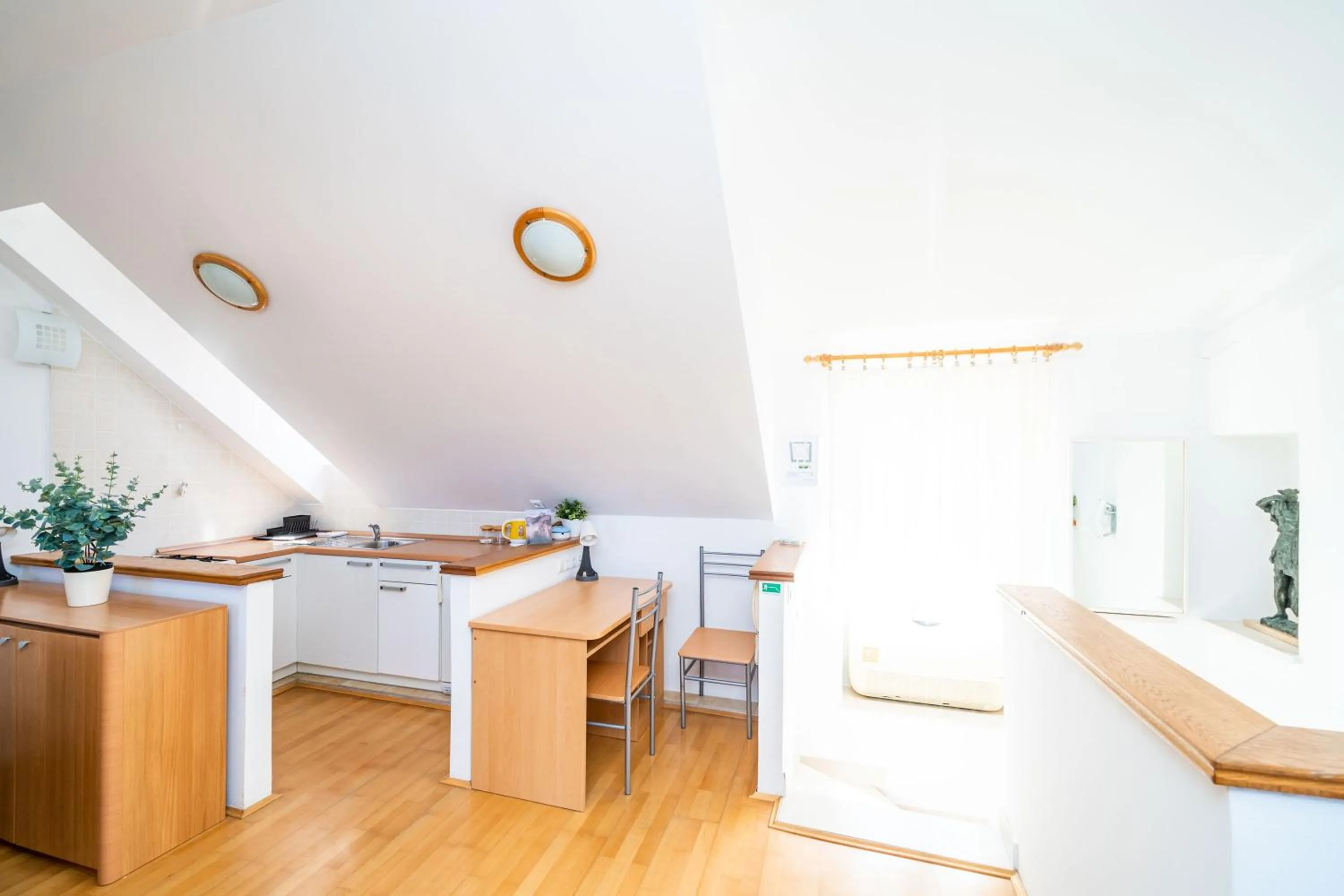 Kitchen or kitchenette in Foteza Apartments