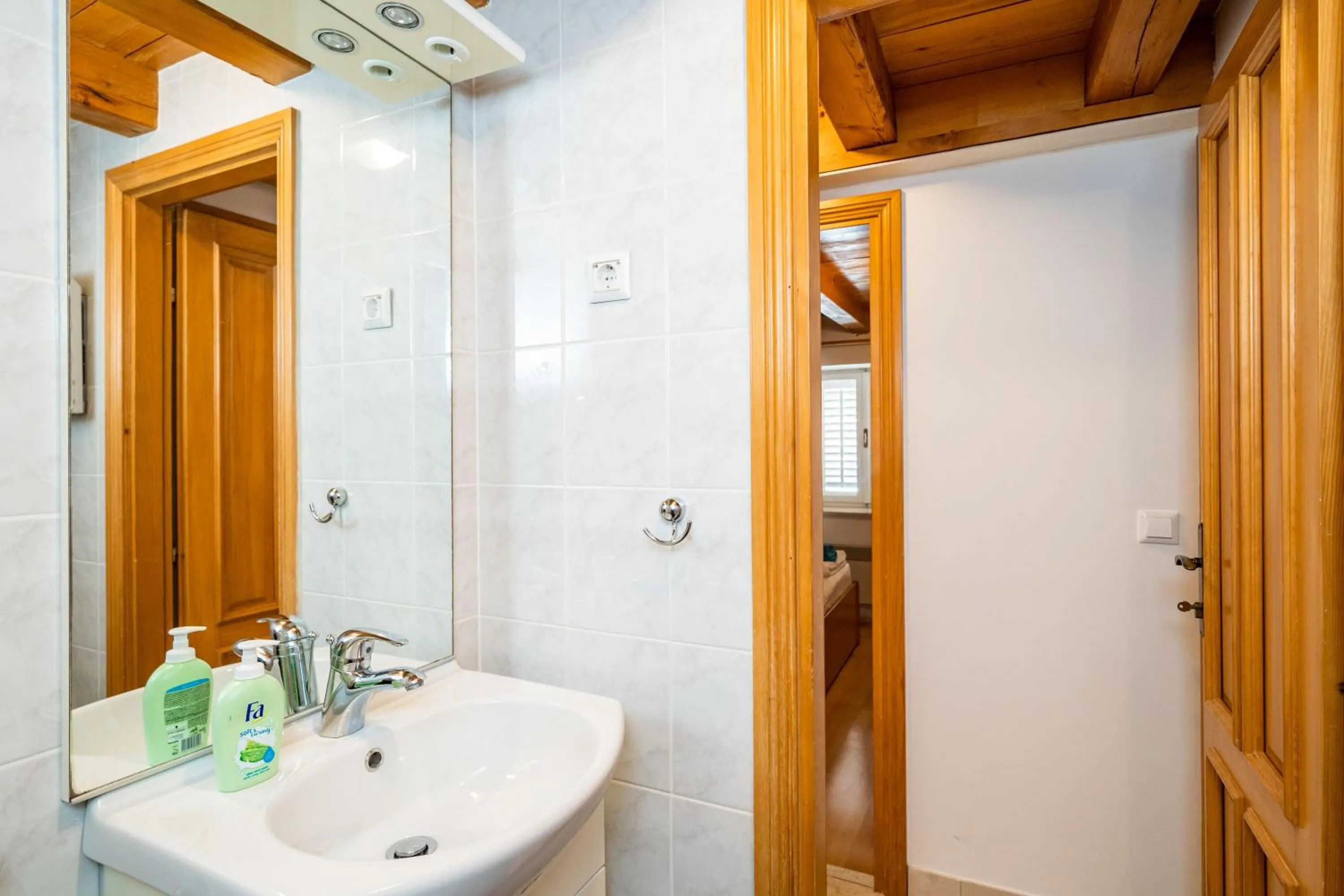 Bathroom in Foteza Apartments
