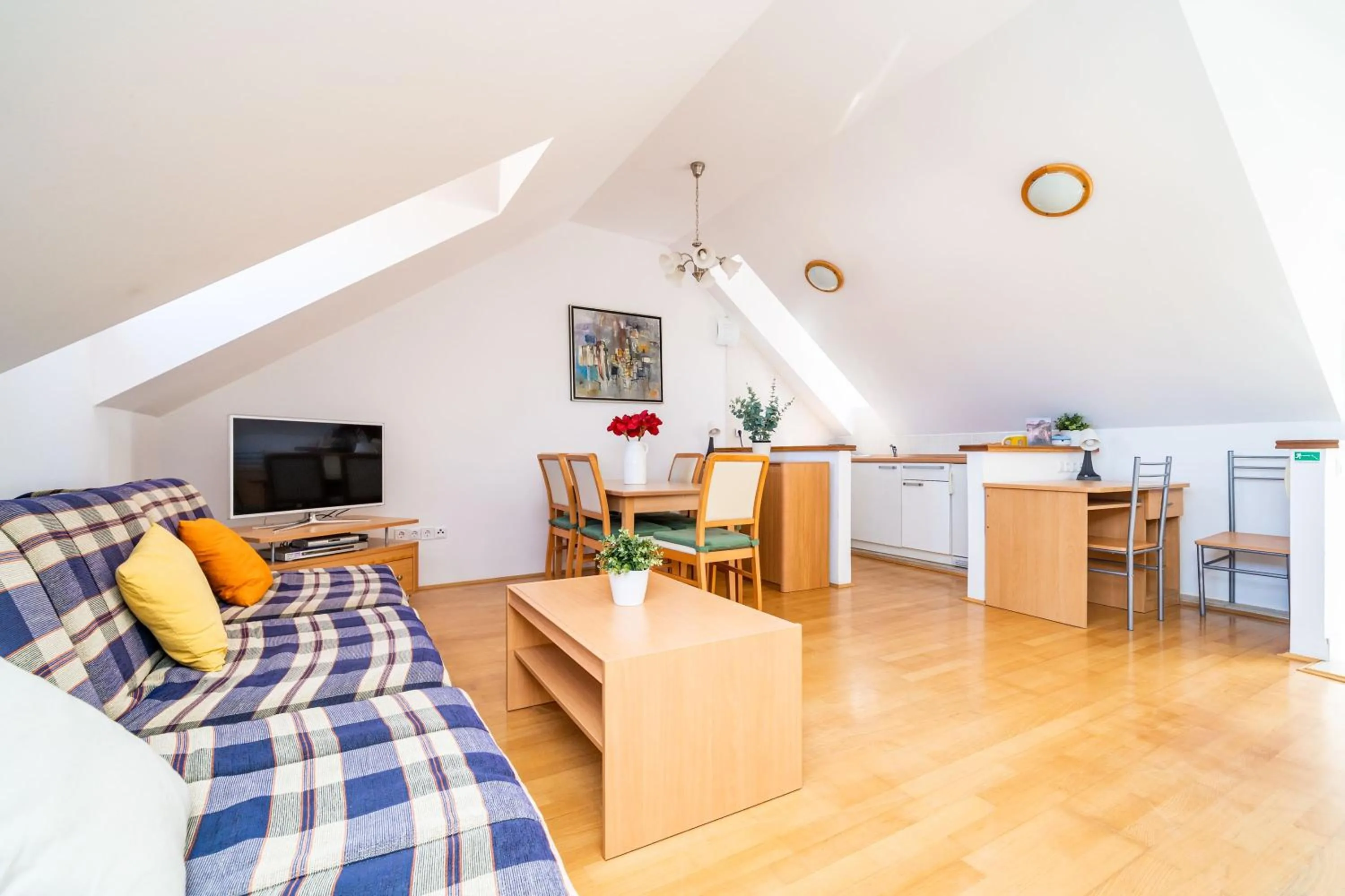 Living room in Foteza Apartments