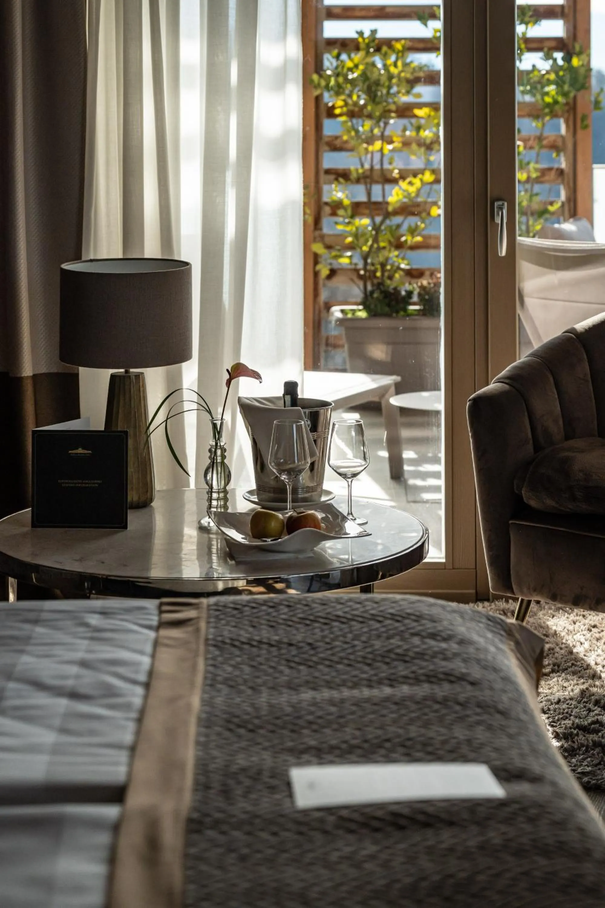 Bed in Hotel Villa Madruzzo