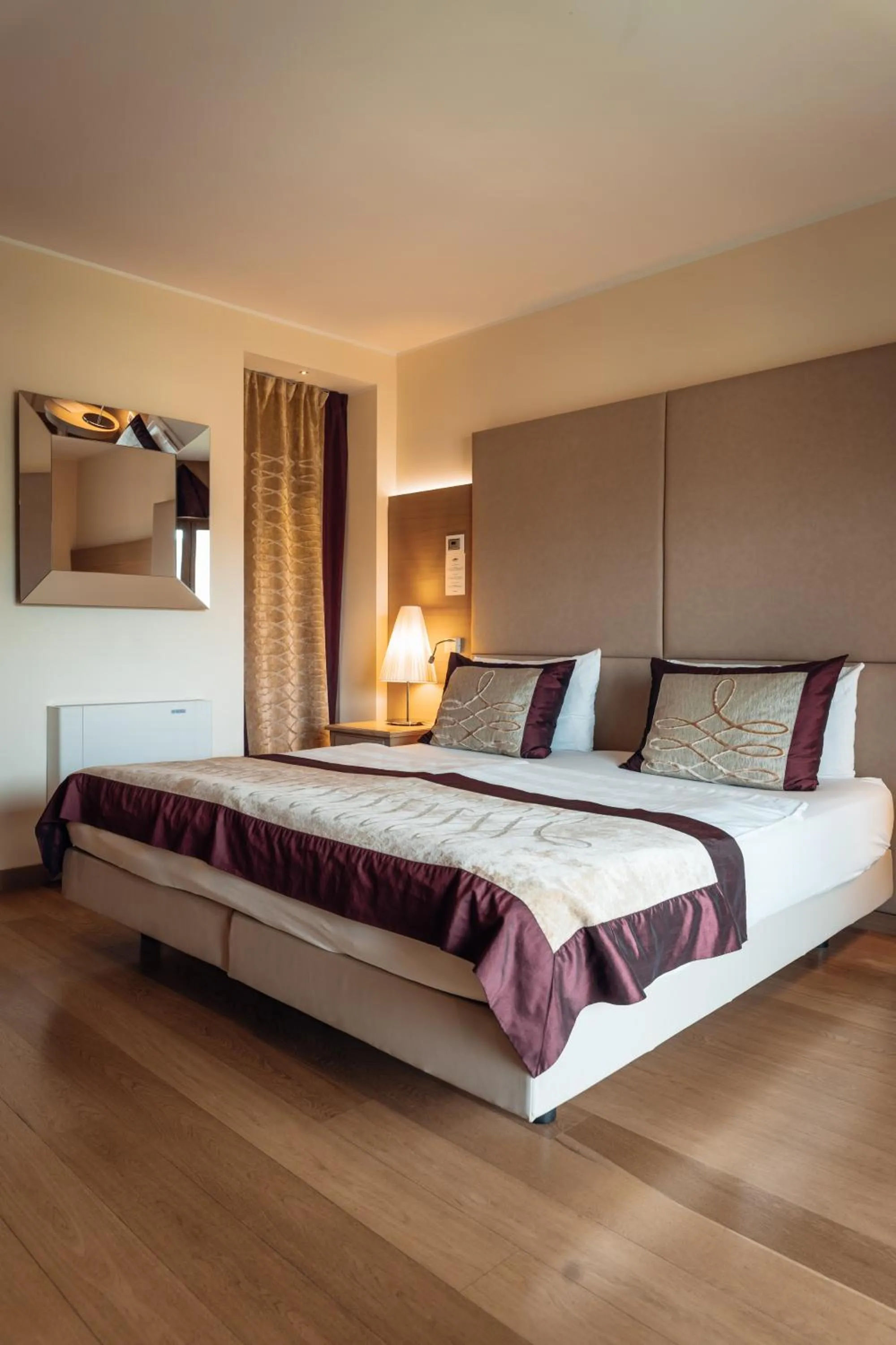 Bed in Hotel Villa Madruzzo