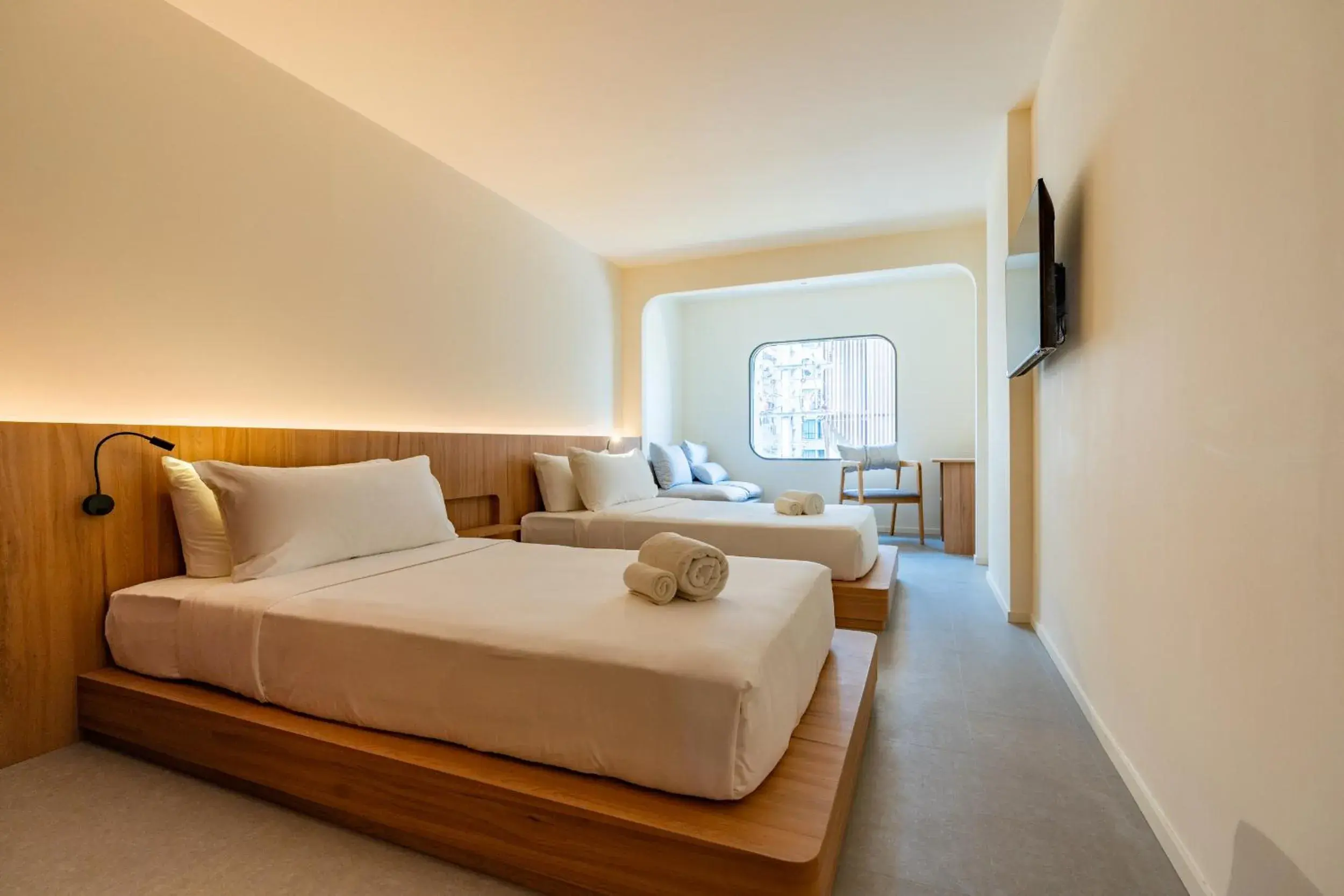 Seating area, Bed in VELA be Bangkok Siam Seating area, Bed in VELA be Bangkok Siam