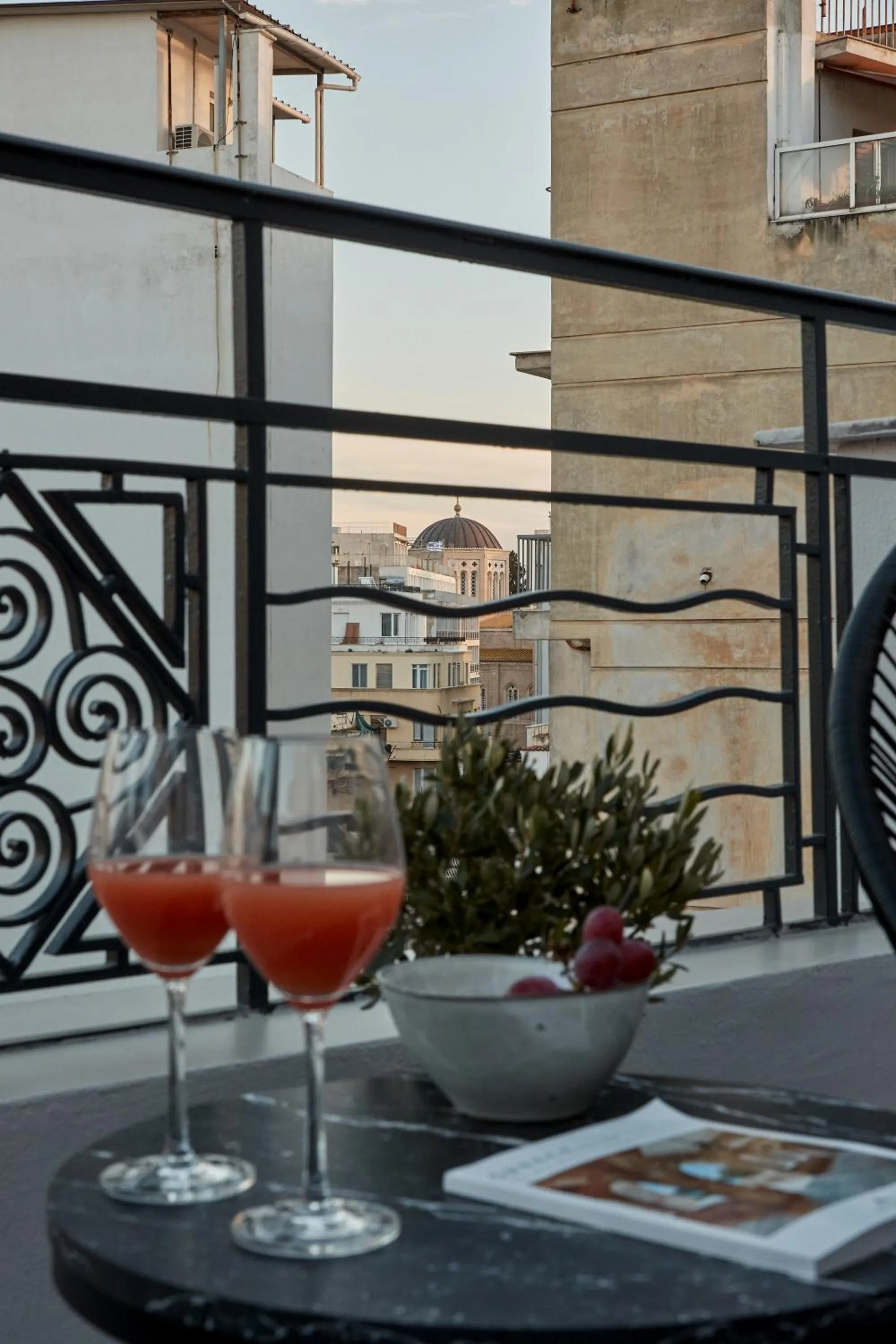 Balcony/Terrace in Athens City Suites