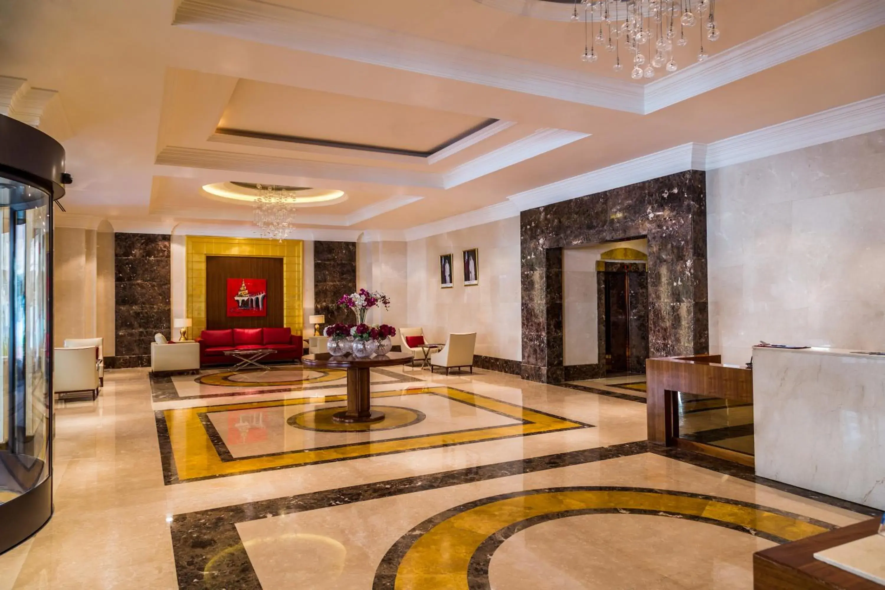 Lobby or reception in Sedra Arjaan by Rotana Lobby or reception in Sedra Arjaan by Rotana