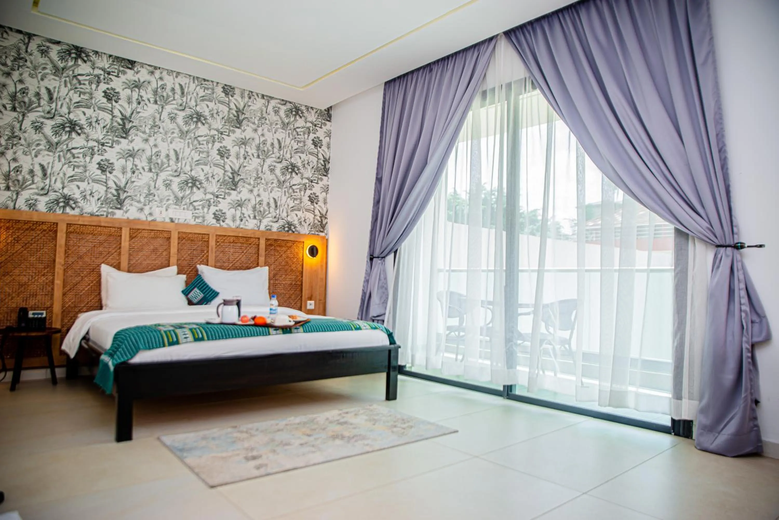 Bed in Hotel Yatchenin Abidjan