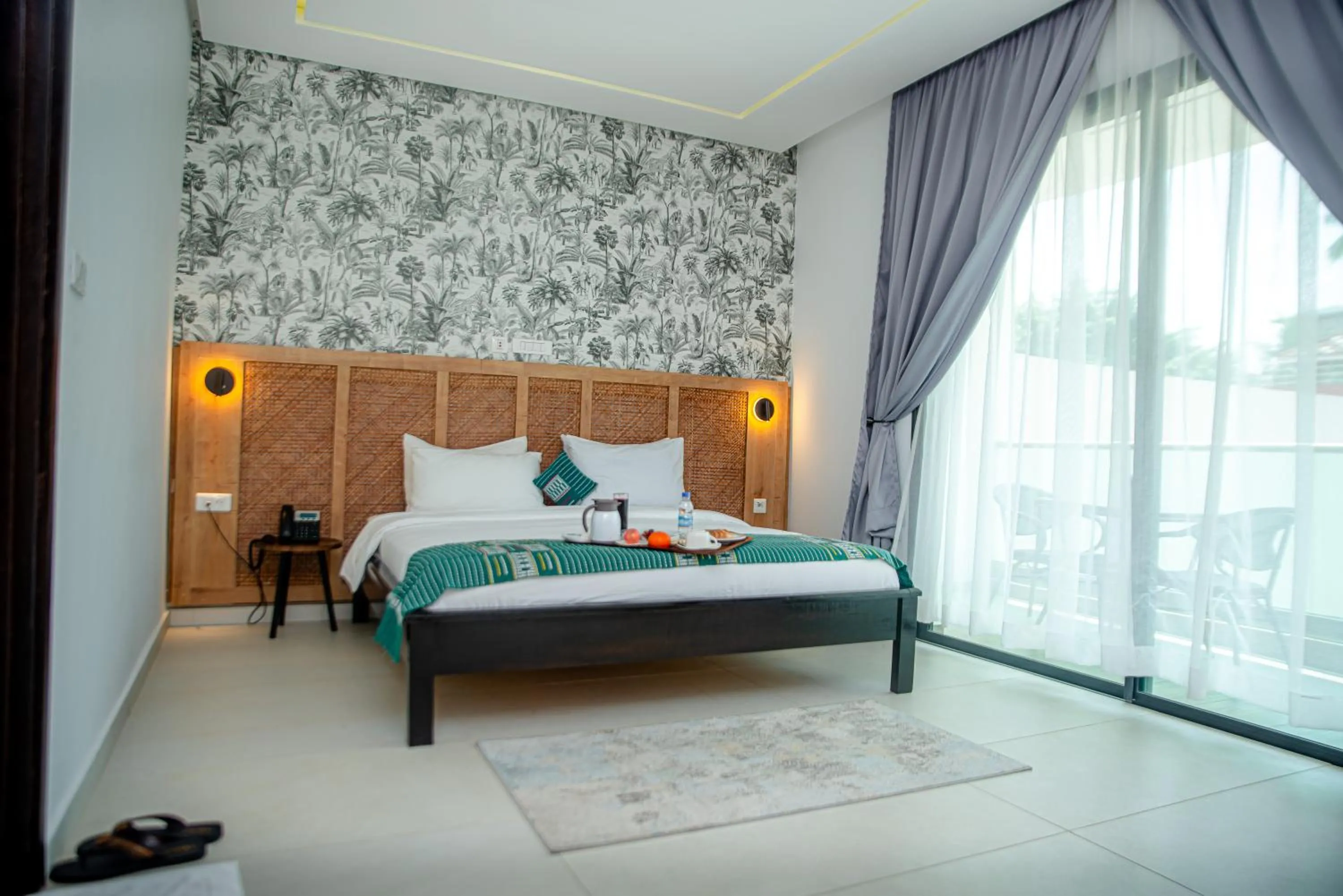 Bed in Hotel Yatchenin Abidjan