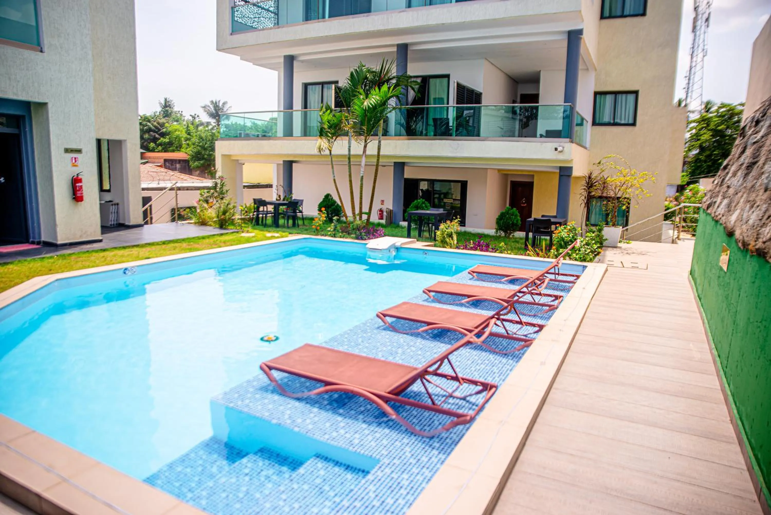 Garden in Hotel Yatchenin Abidjan