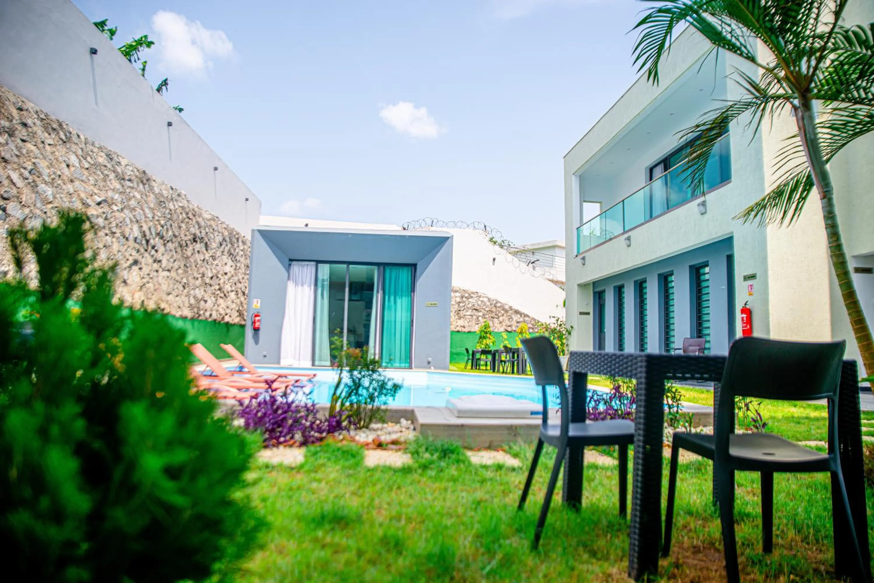 Garden in Hotel Yatchenin Abidjan