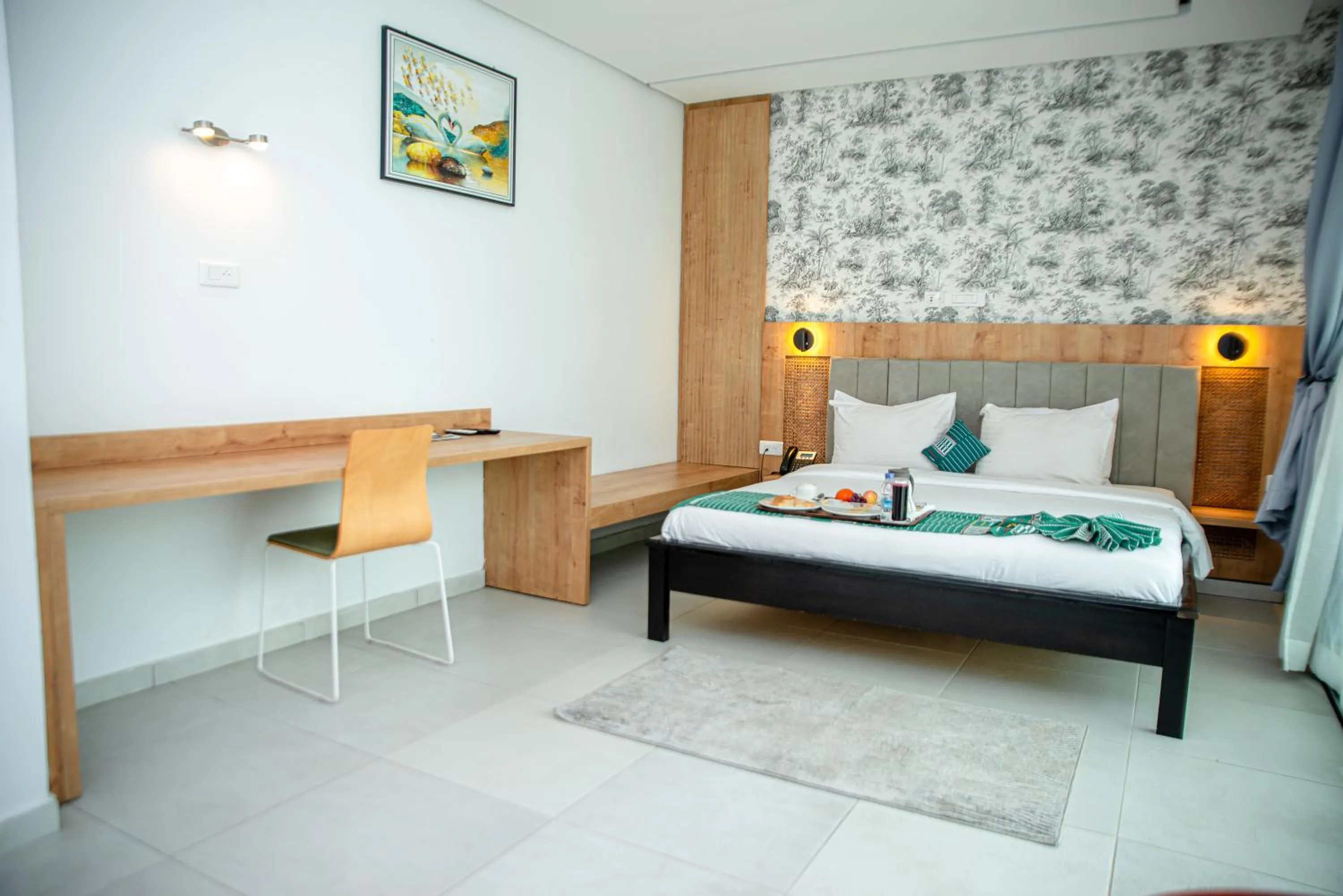 Bed in Hotel Yatchenin Abidjan
