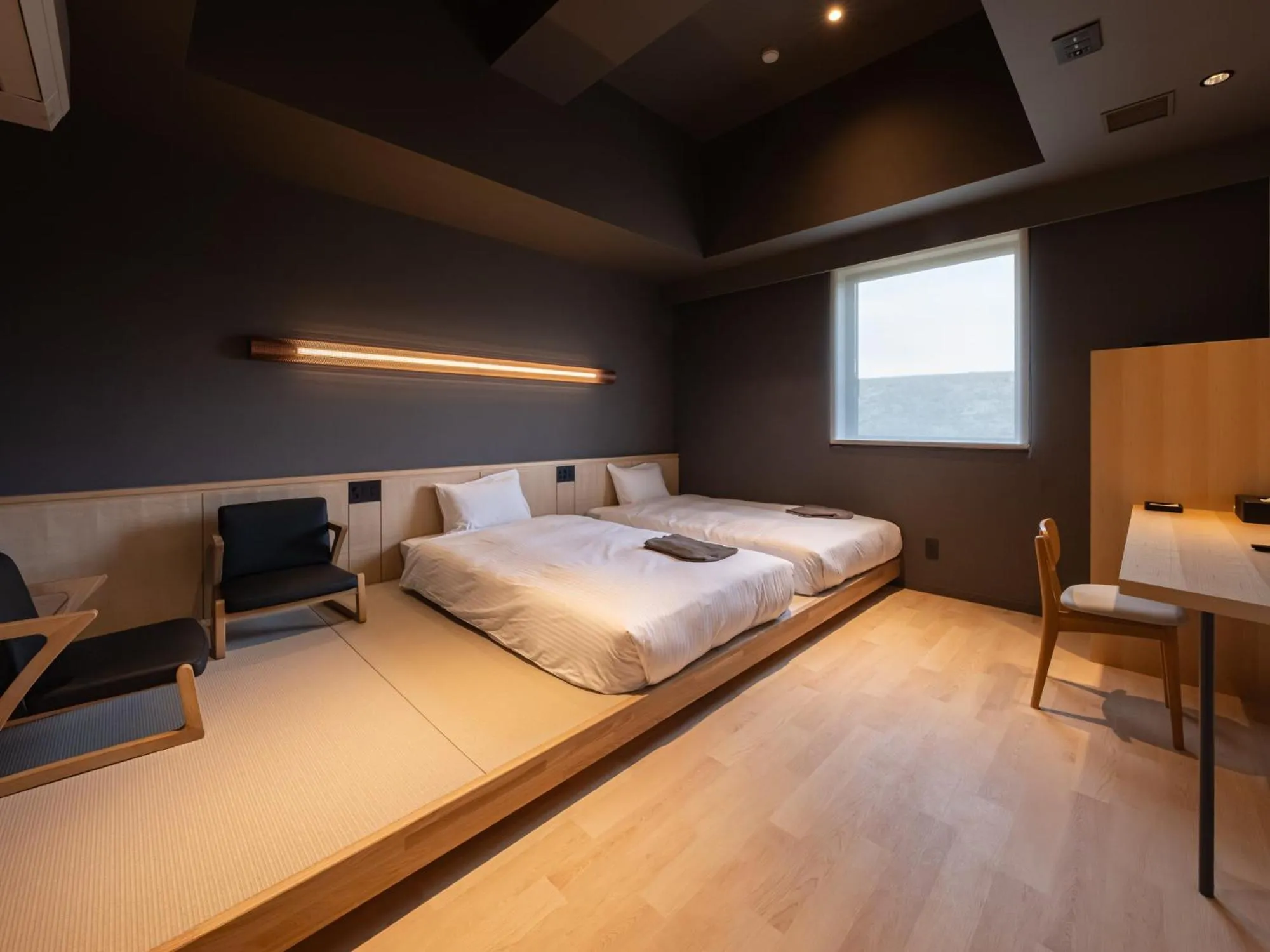 Twin Room - single occupancy - Disability Access in Onn Oomagarinohanabi