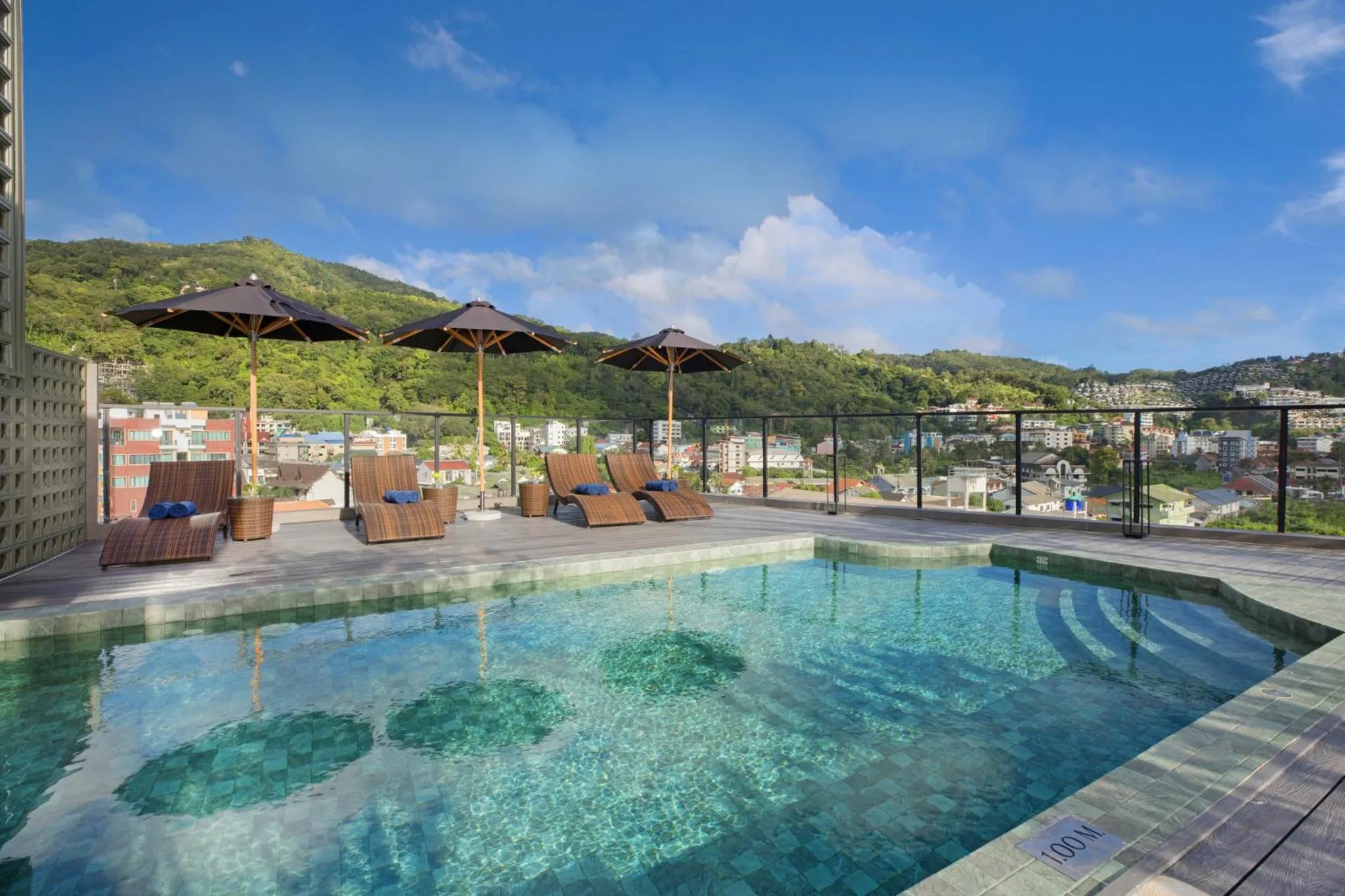 Mountain view in Syama Mansion Patong, an Aspira Collection