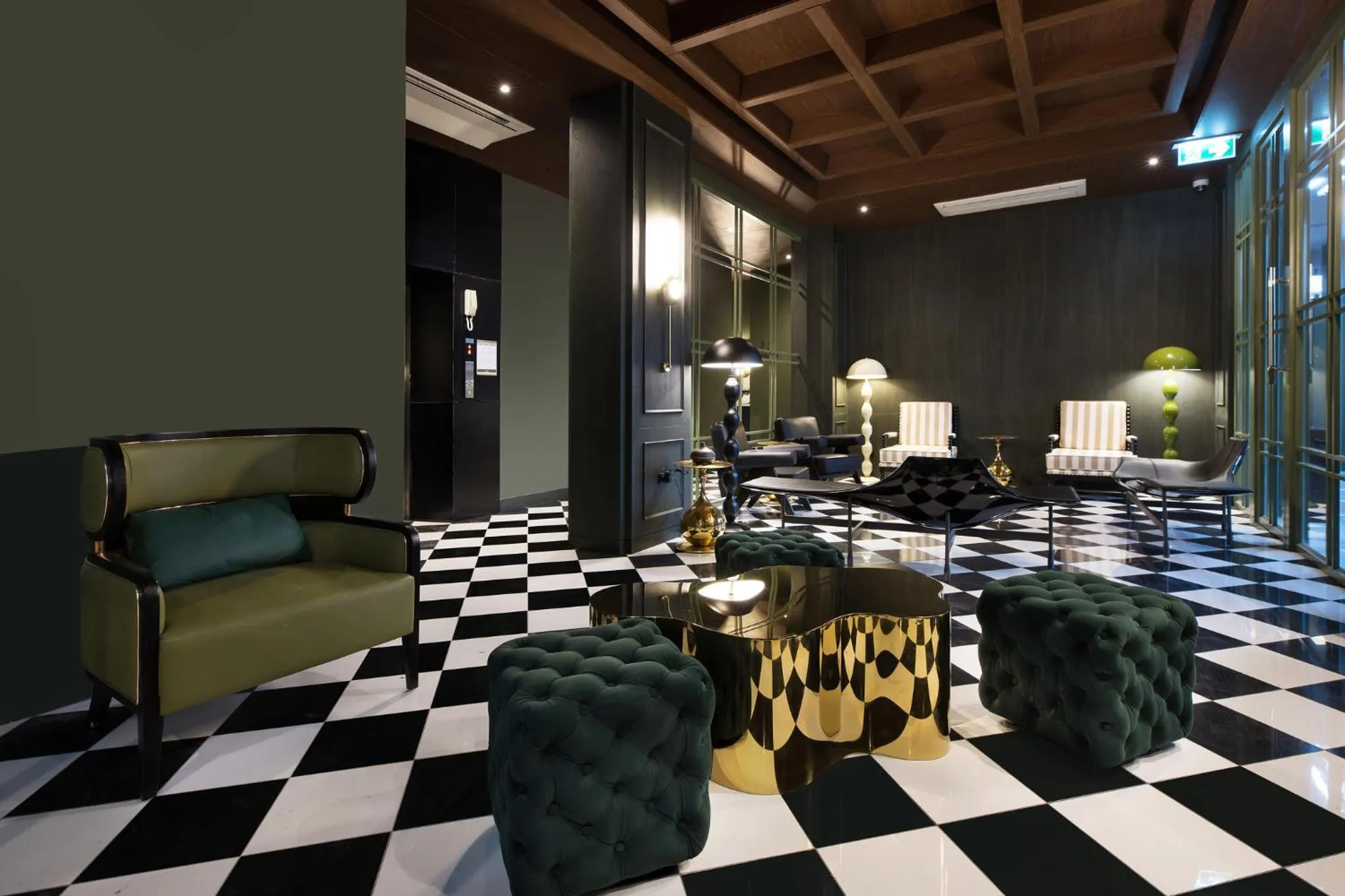 Living room in Syama Mansion Patong, an Aspira Collection