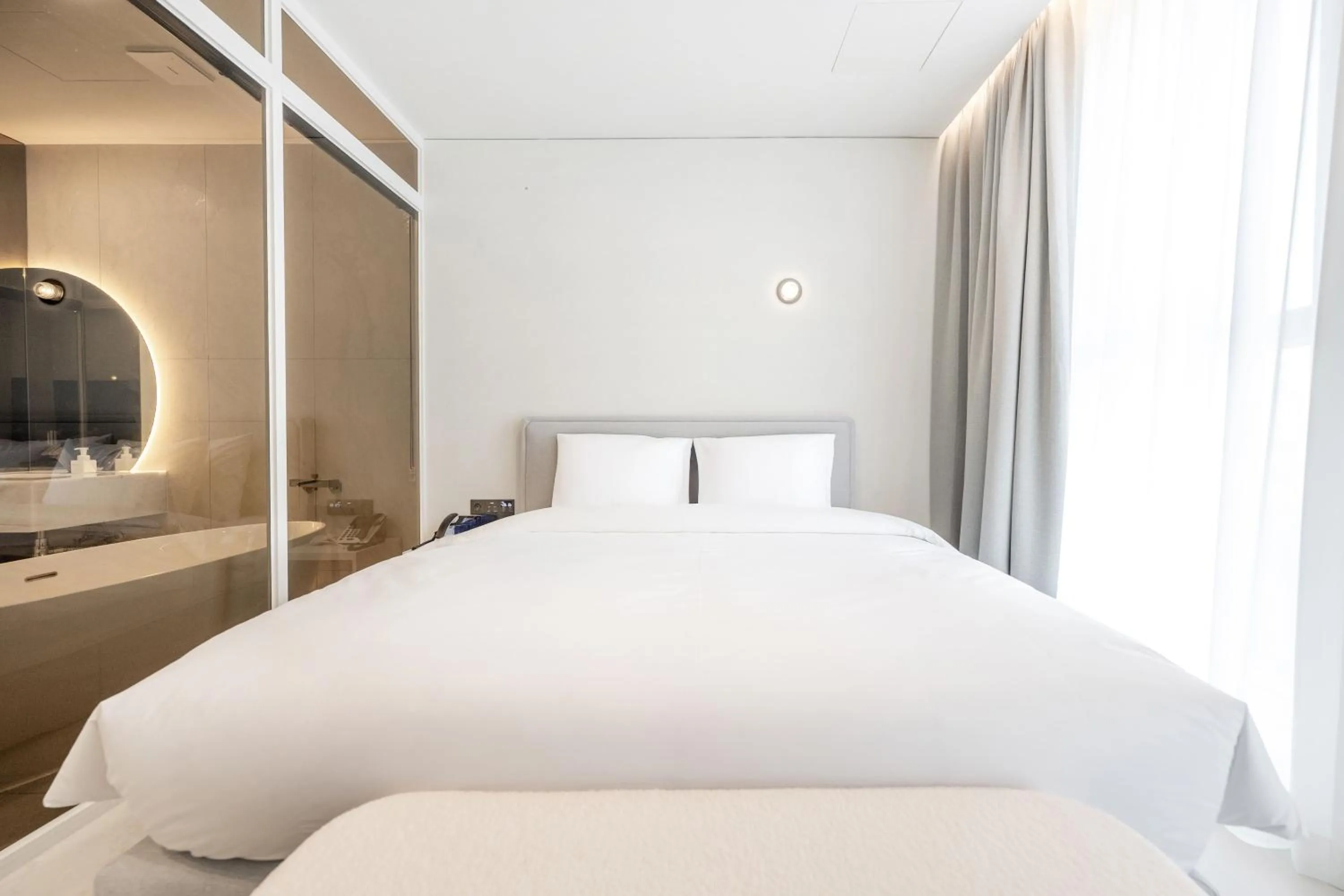 Bedroom, Bed in Gyeongju city hotel