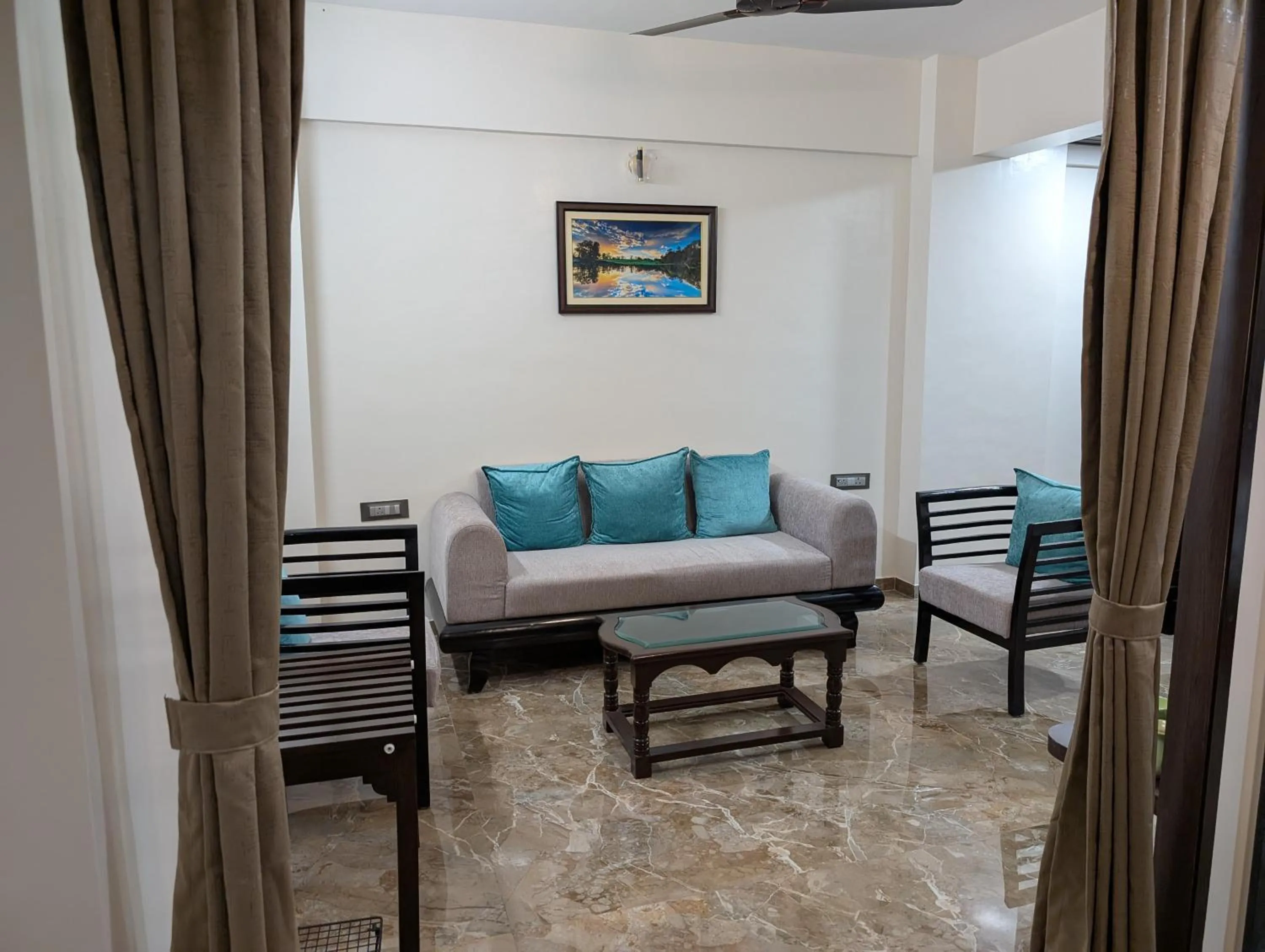 Living room in Kuber Suites