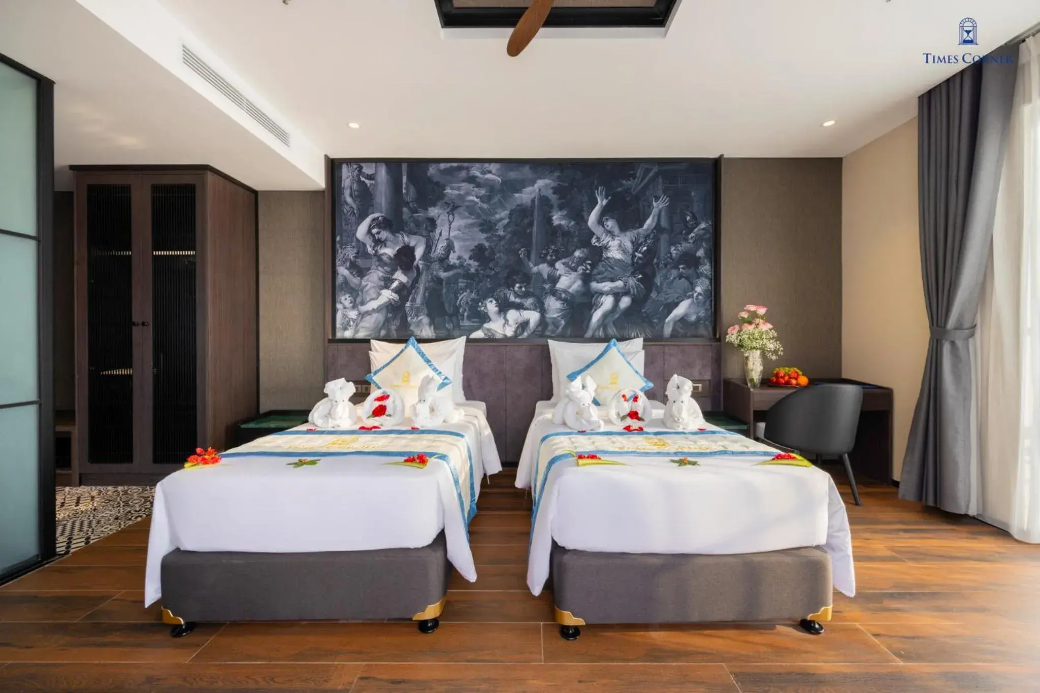 Bed in Times Corner Amalfi Hotel Bed in Times Corner Amalfi Hotel