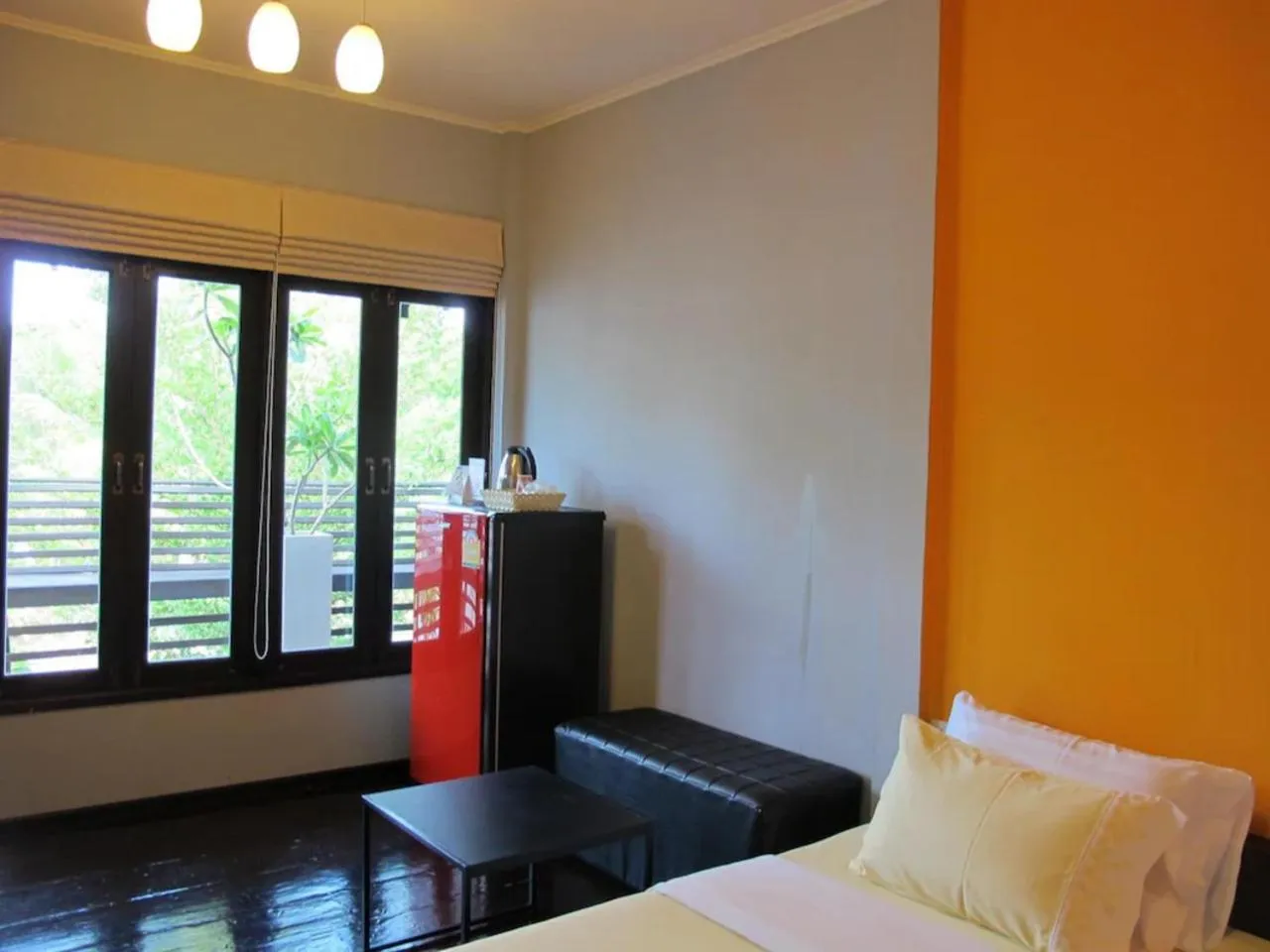 Bed in Panviman Amphawa Garden Resort