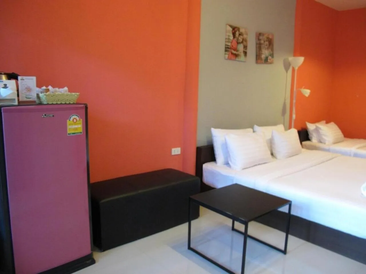 Bed in Panviman Amphawa Garden Resort