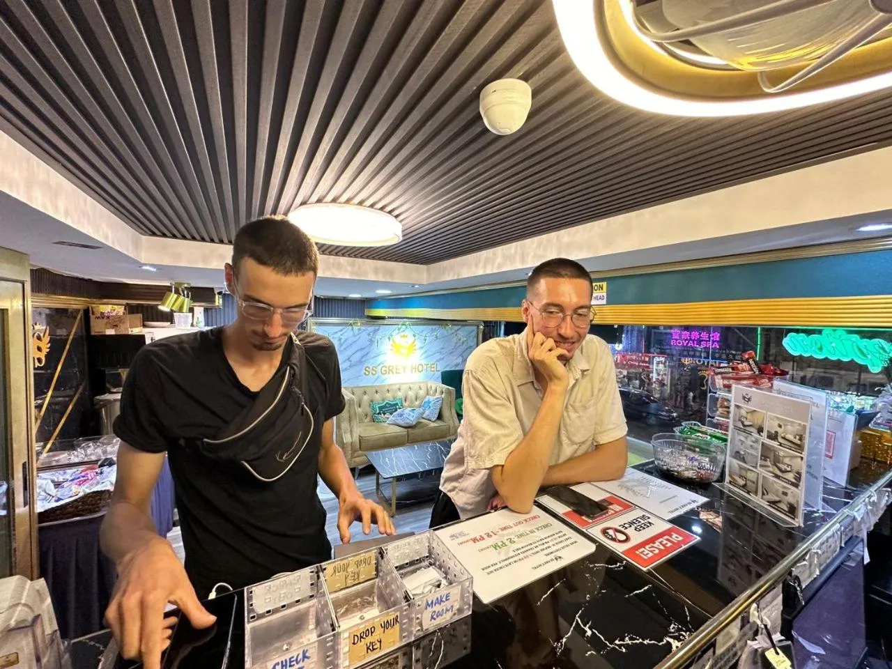 People in SS Grey Hotel