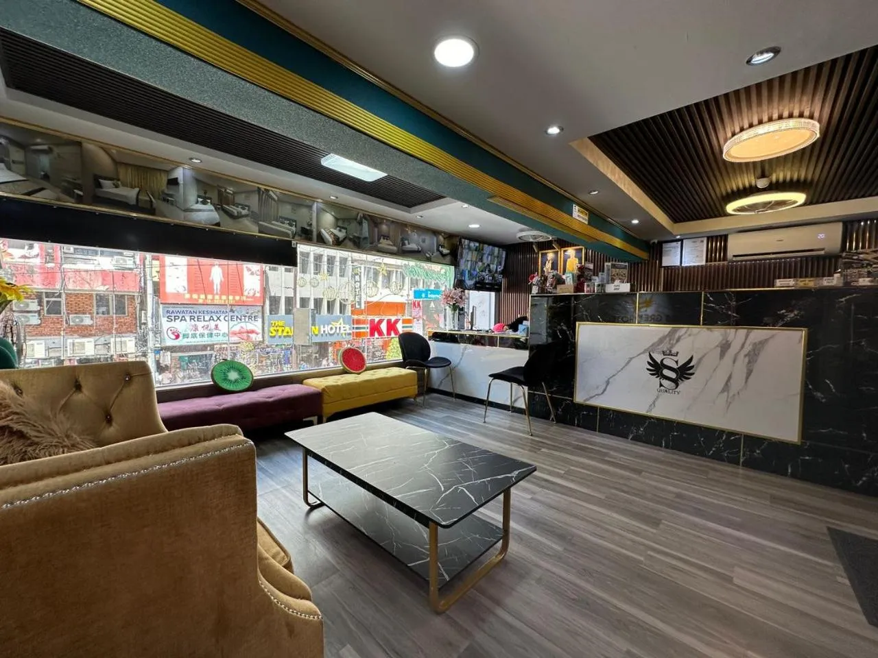 Living room in SS Grey Hotel