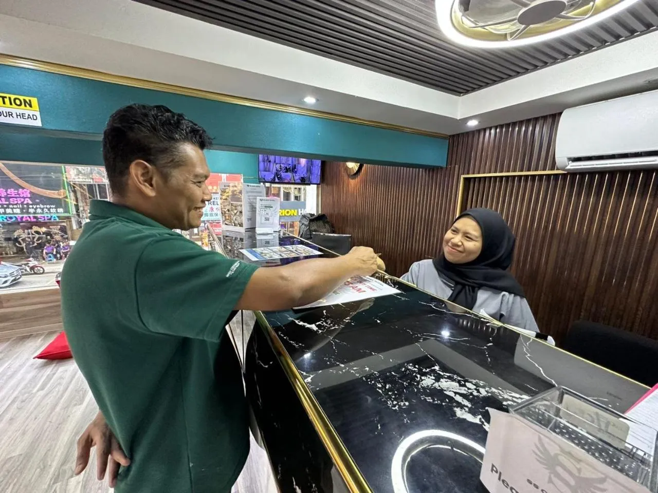 Staff in SS Grey Hotel