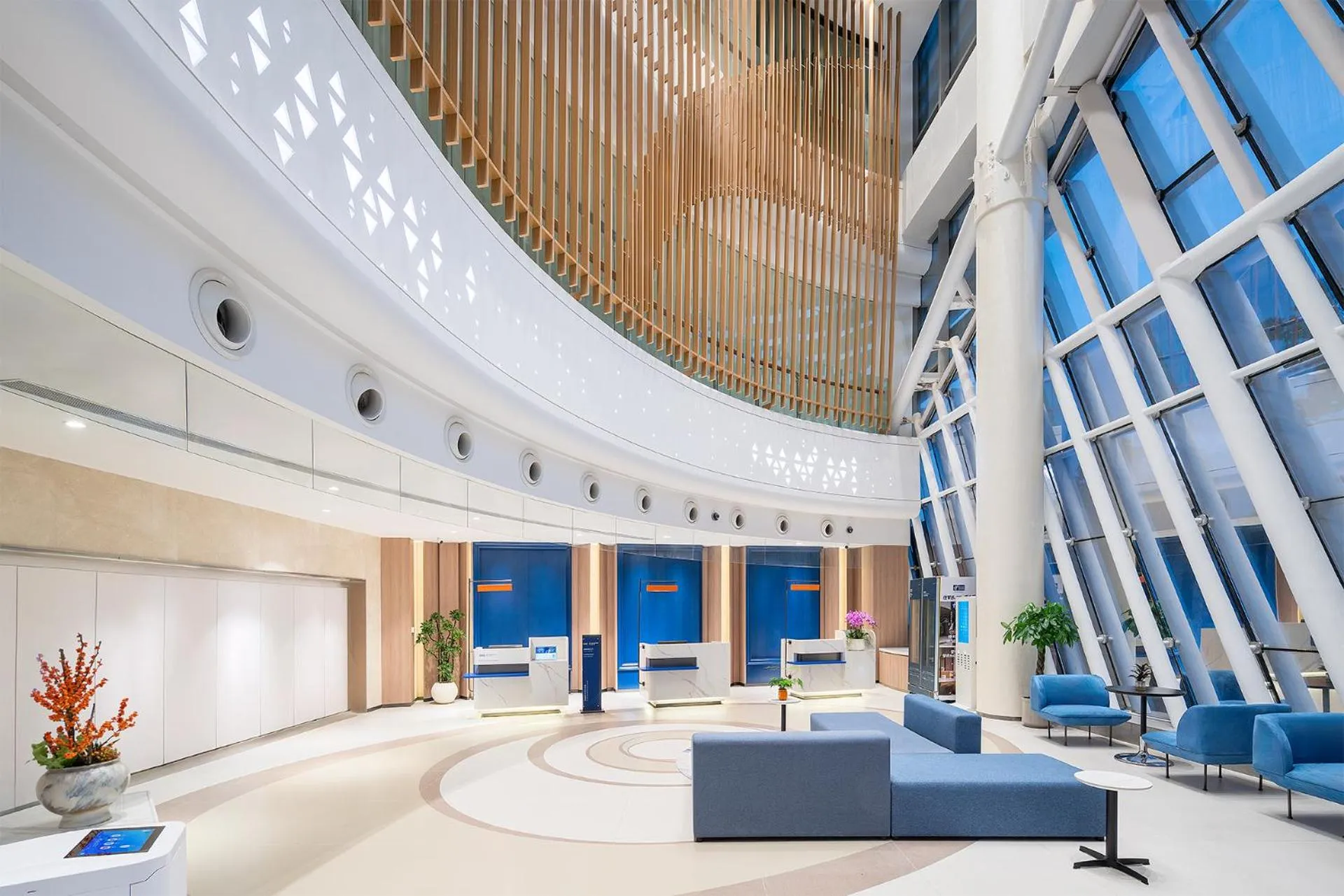 Lobby or reception in Holiday Inn Express Yangzhou Grand Canal Theatre