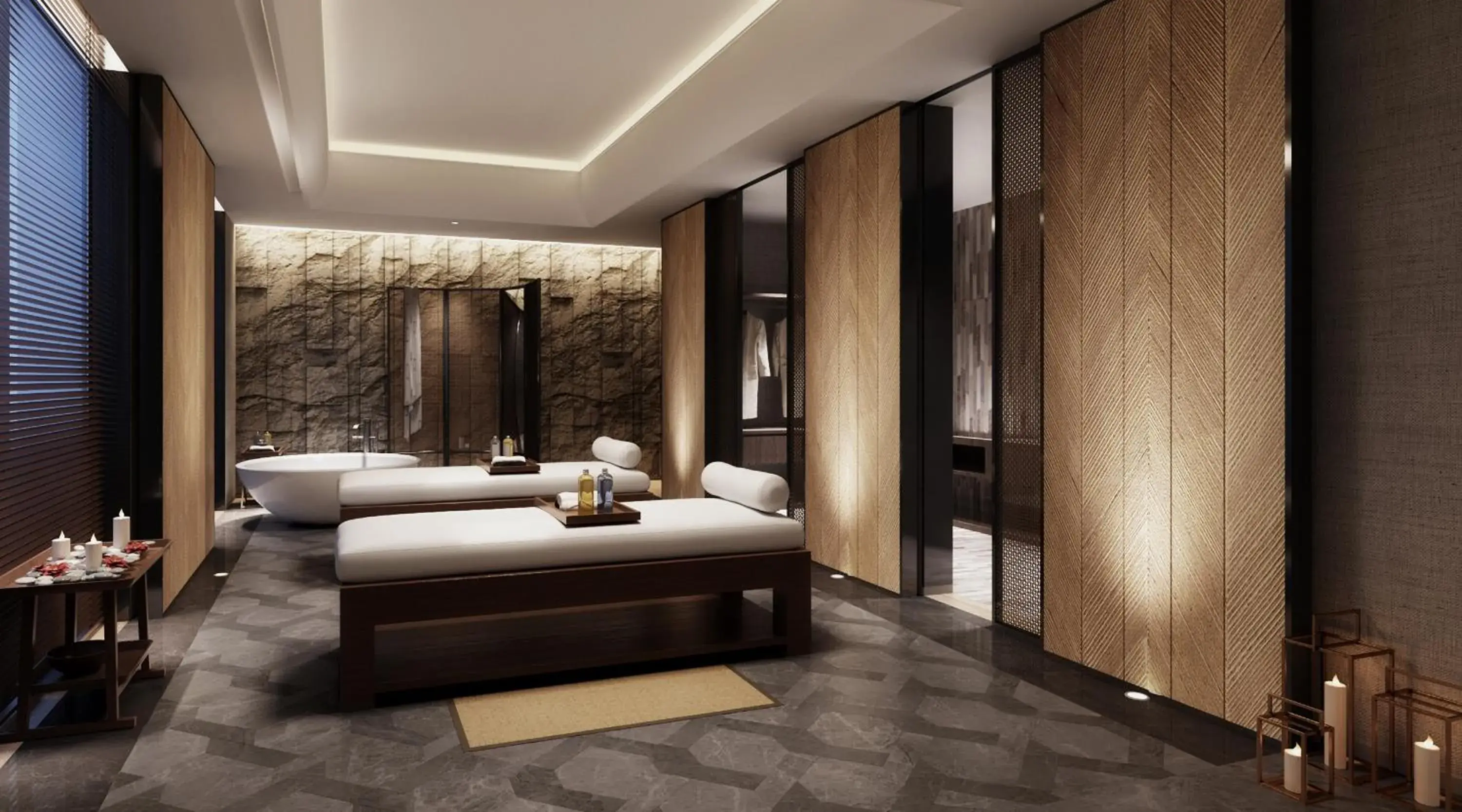 Spa and wellness centre/facilities, Bed in InterContinental Hotels Zhengzhou Zhengdong Spa and wellness centre/facilities, Bed in InterContinental Hotels Zhengzhou Zhengdong