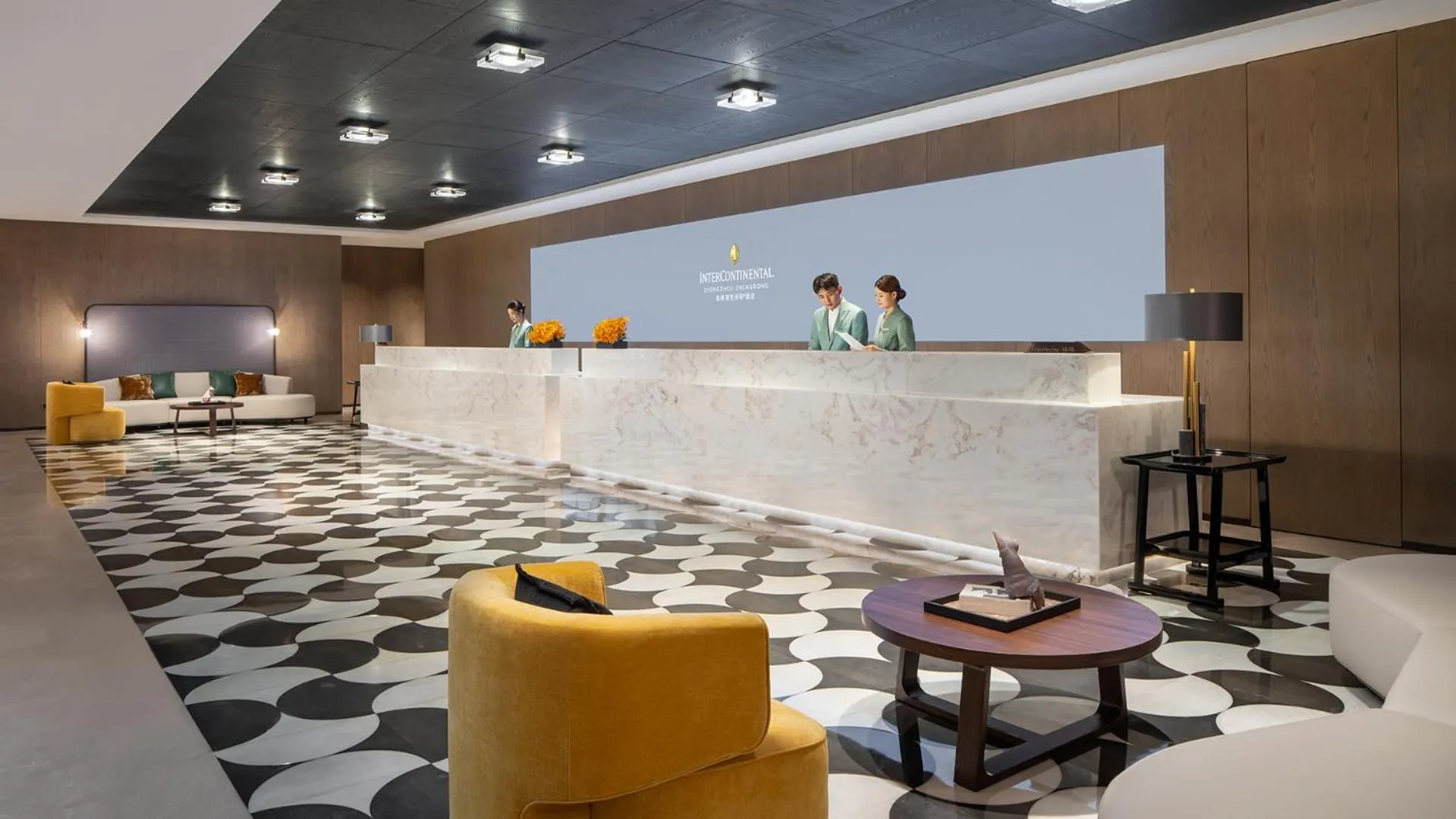 Lobby or reception in InterContinental Hotels Zhengzhou Zhengdong