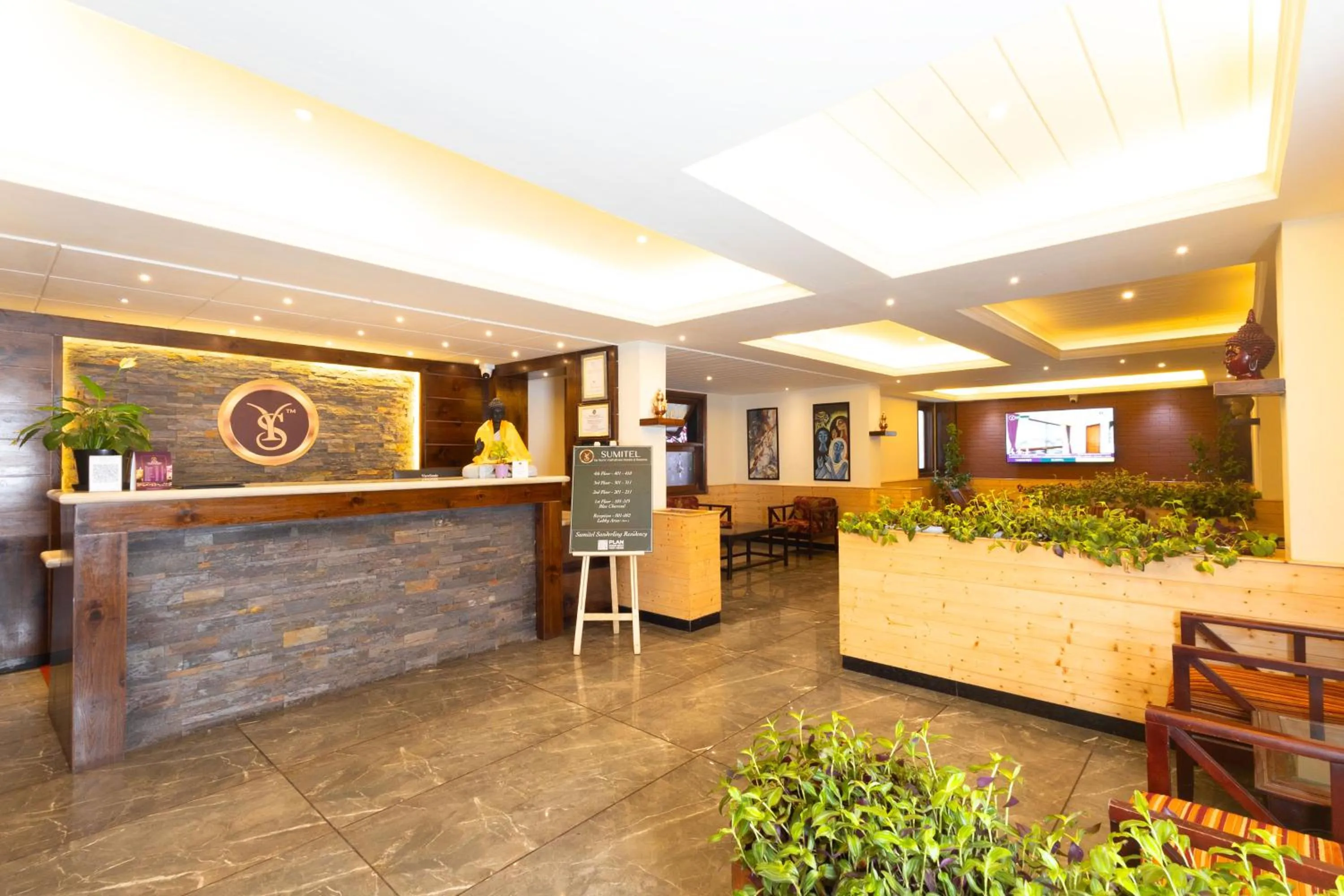 Lobby or reception in Sumitel Sanderling