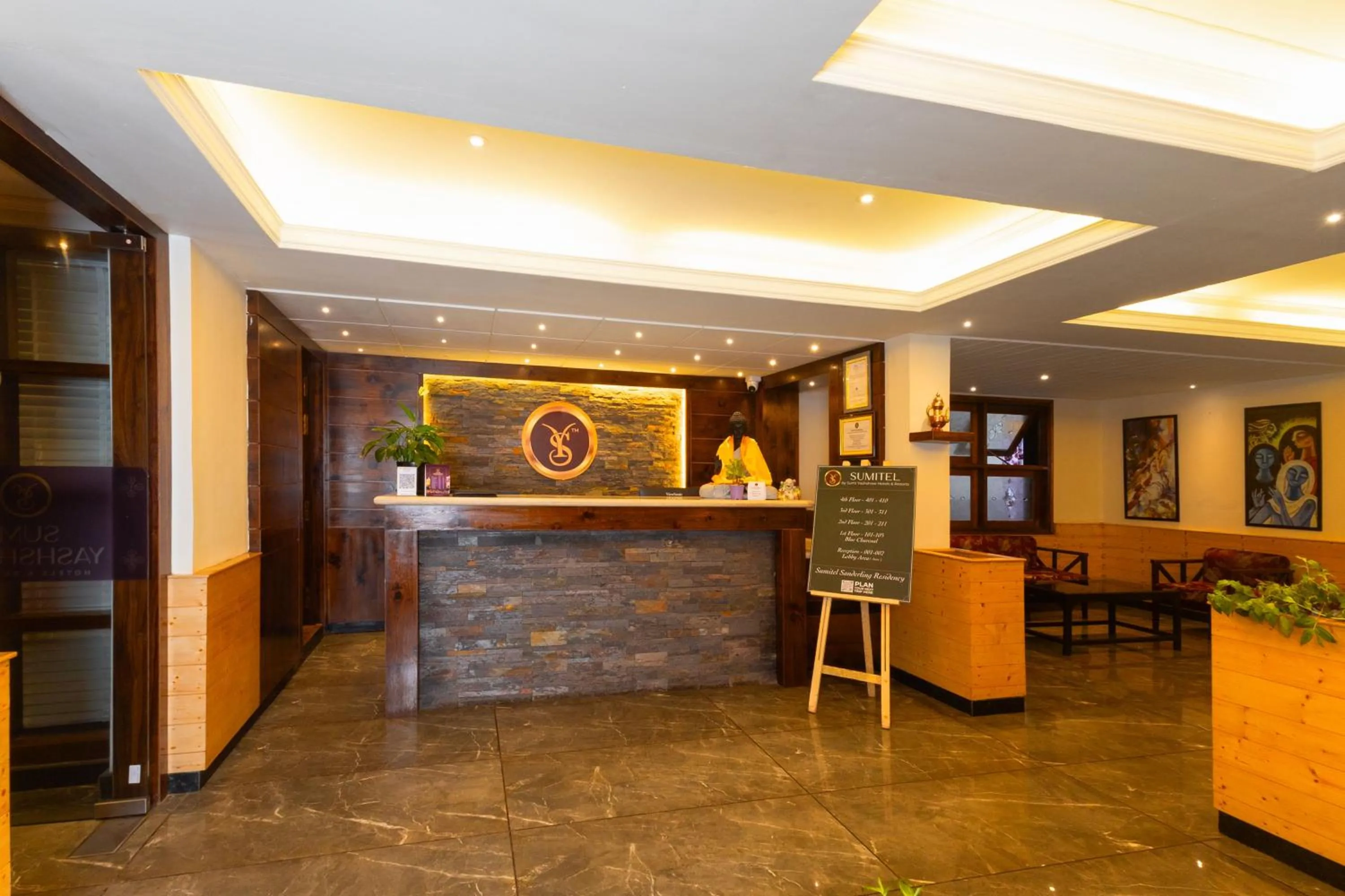 Lobby or reception in Sumitel Sanderling