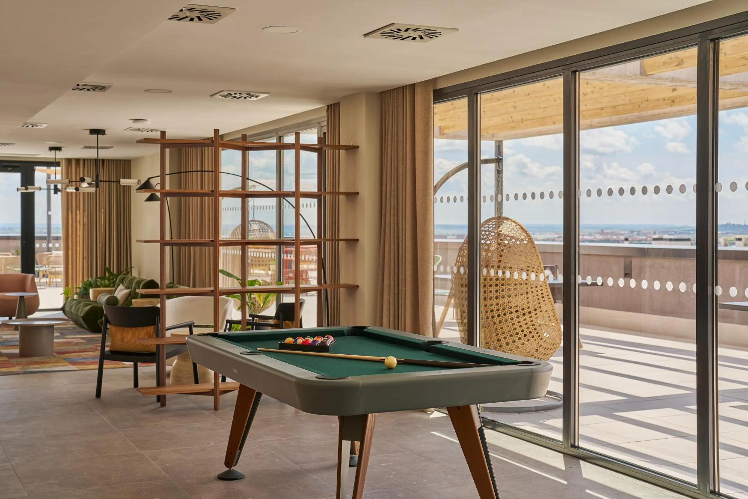 Communal lounge/ TV room in Node Madrid Carabanchel