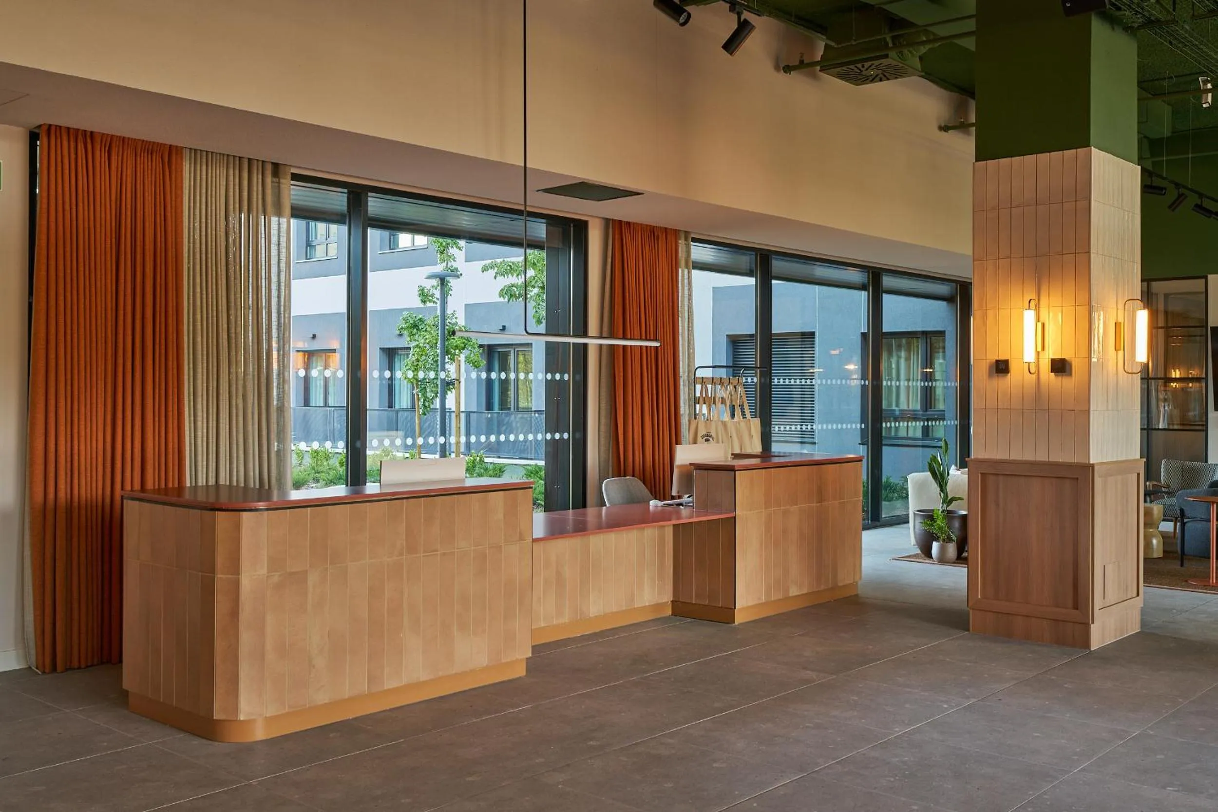 Lobby or reception in Node Madrid Carabanchel