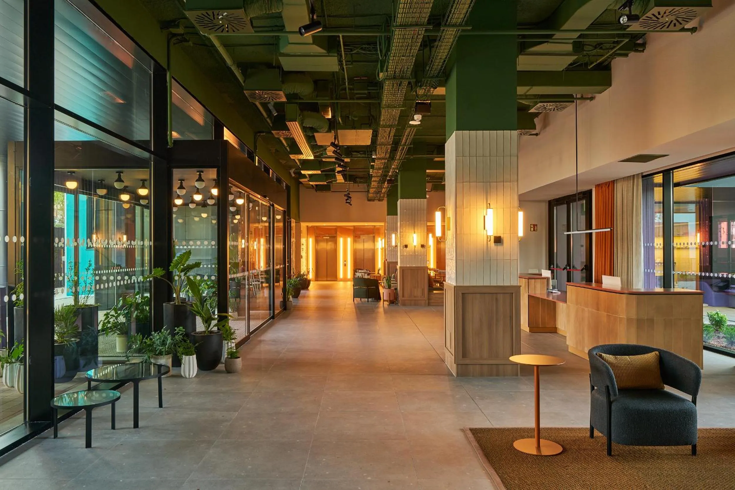 Living room in Node Madrid Carabanchel