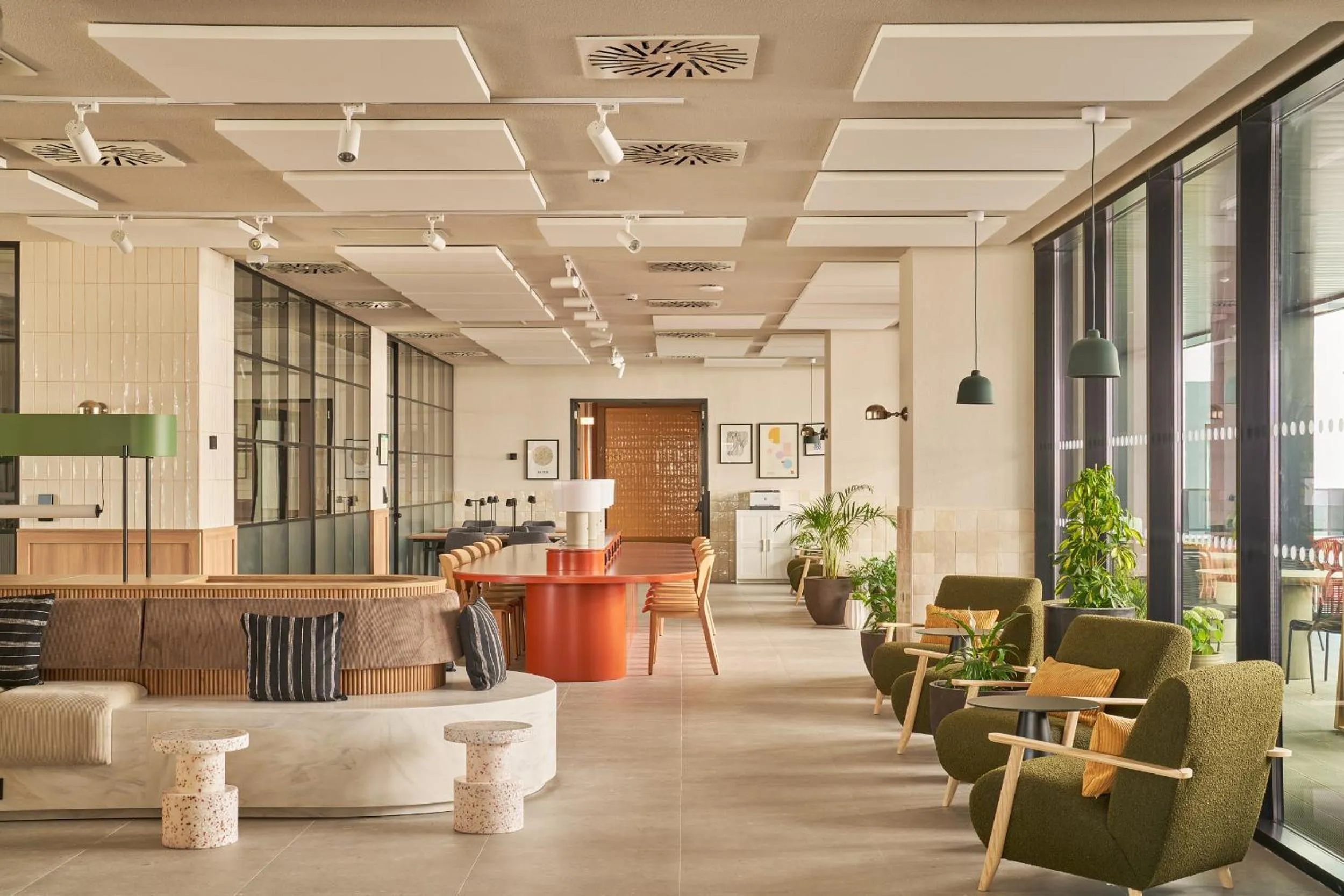 Communal lounge/ TV room in Node Madrid Carabanchel