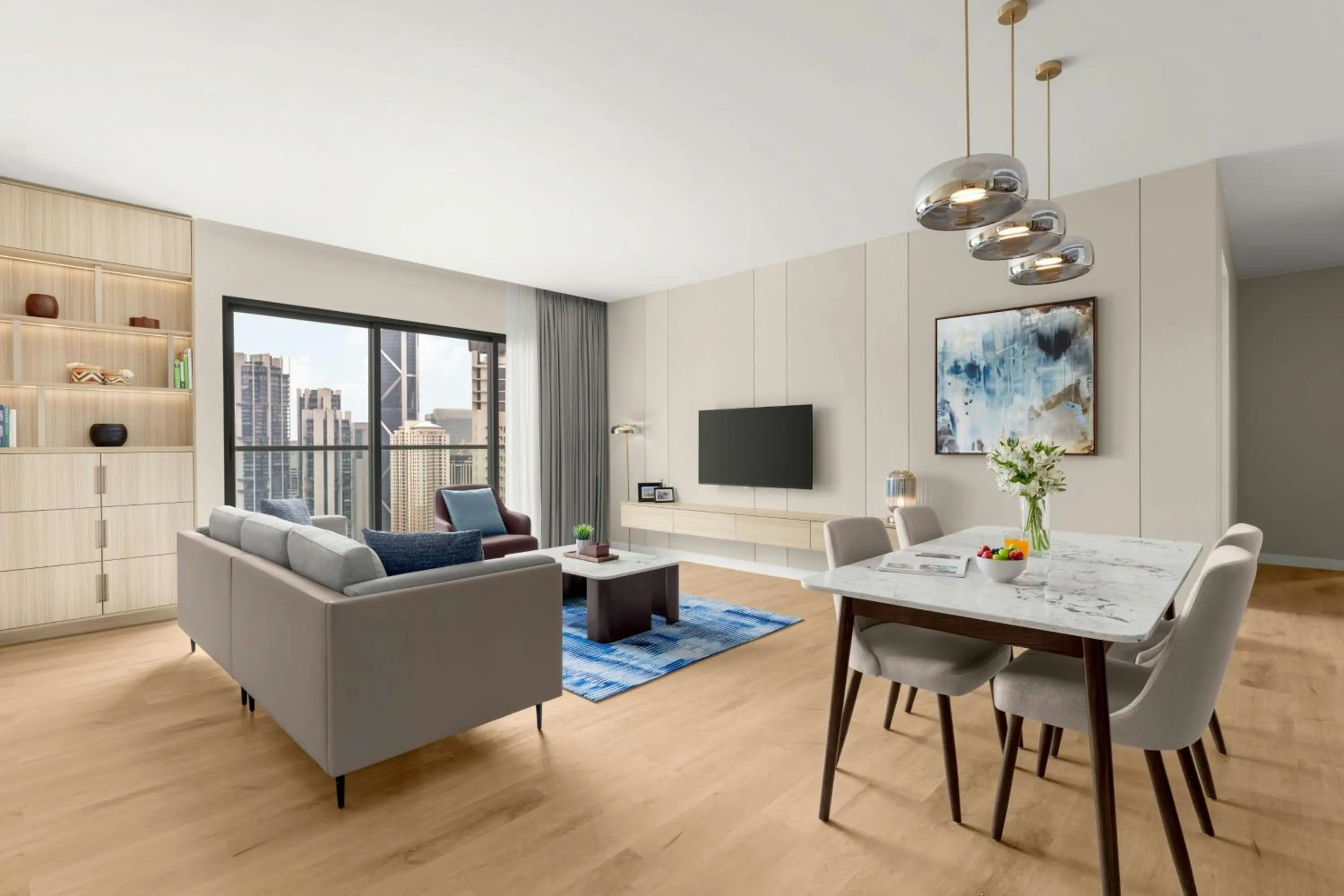 Living room in Marriott Executive Apartments Kuala Lumpur